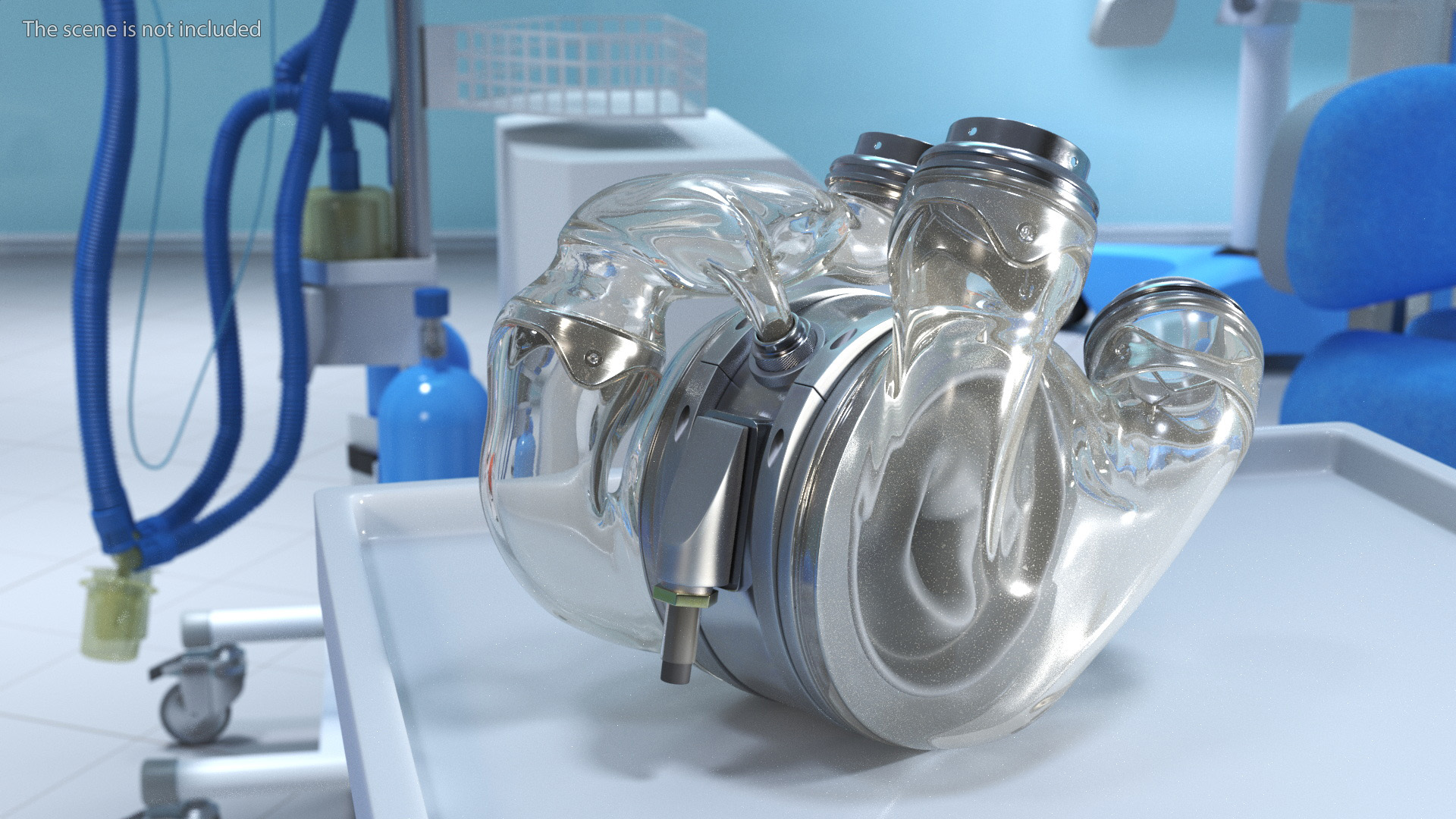 Abiomed Artificial Heart 3D model