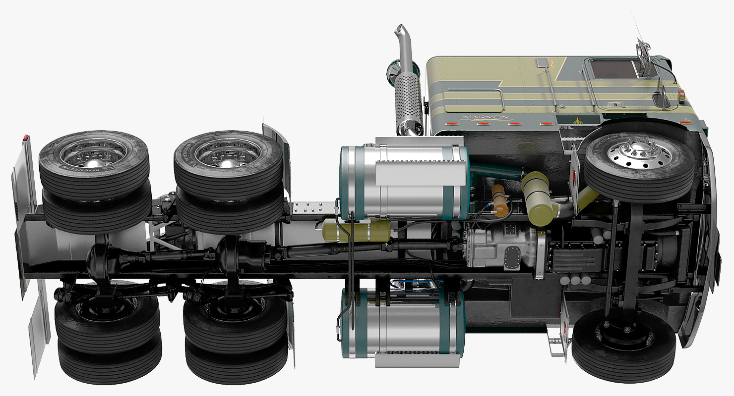 3D model Cabover Truck Marmon 110P