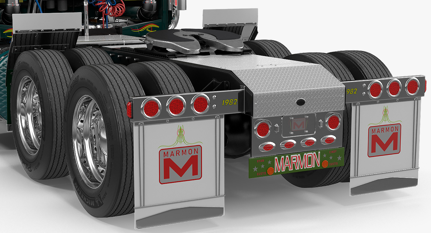 3D model Cabover Truck Marmon 110P