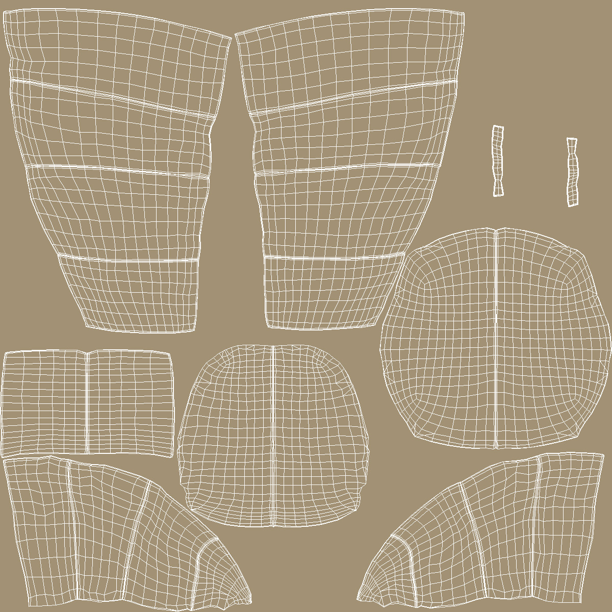 3D model Sofa Sack Beige
