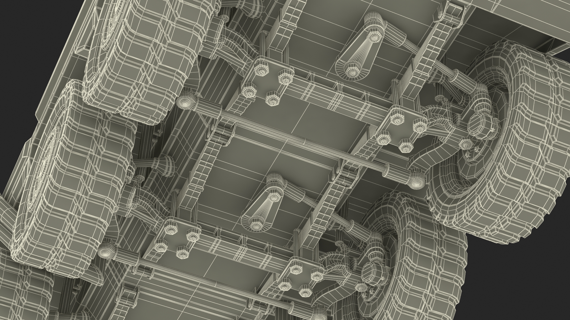 Sci Fi Military Truck Dirty 3D