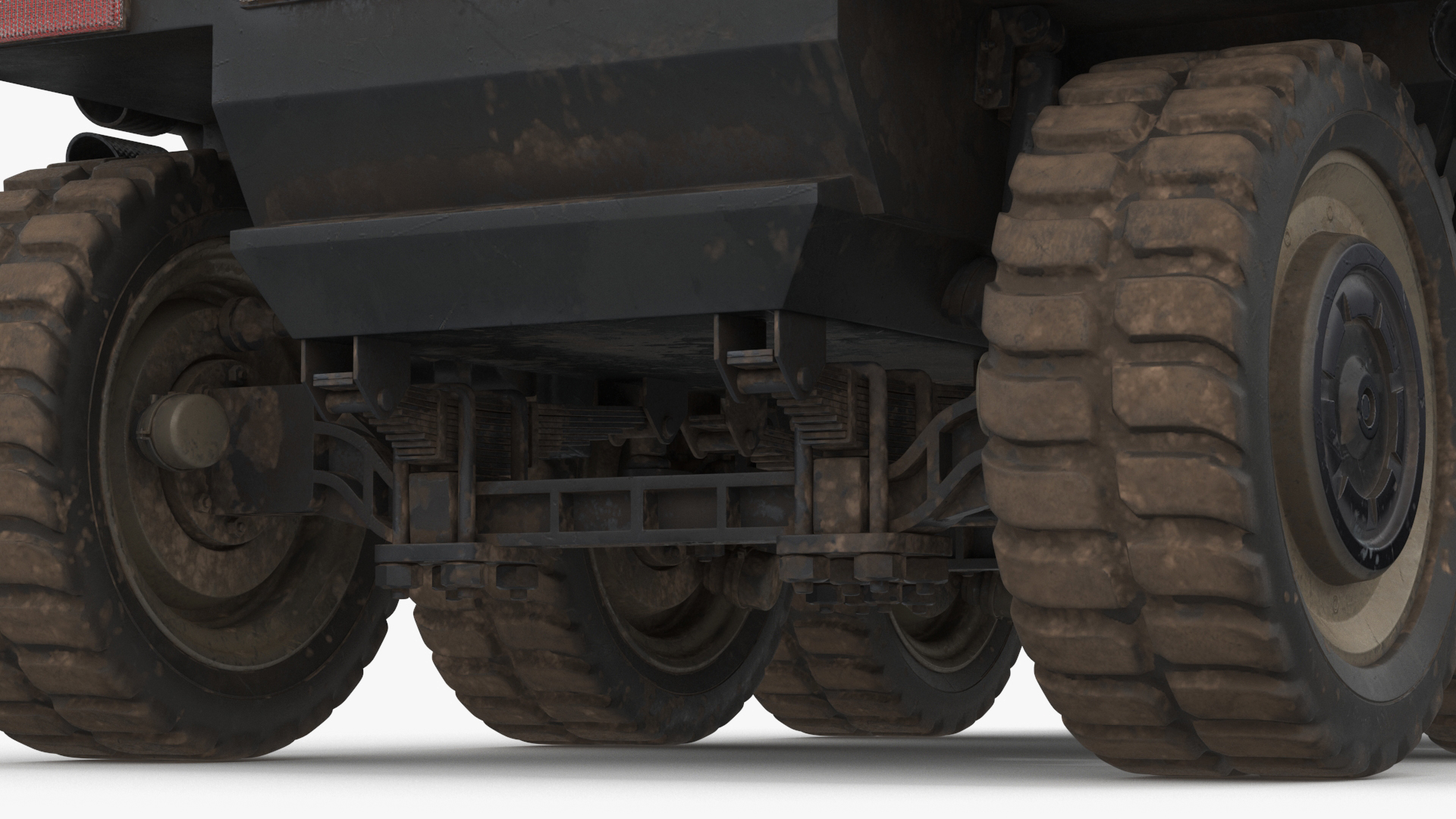 Sci Fi Military Truck Dirty 3D
