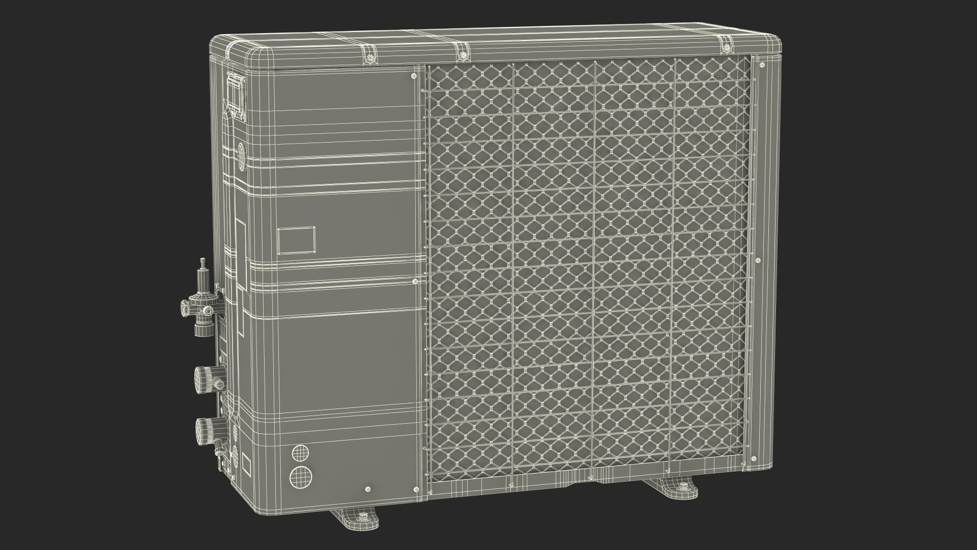 Split Air Conditioner Outdoor Unit 3D model
