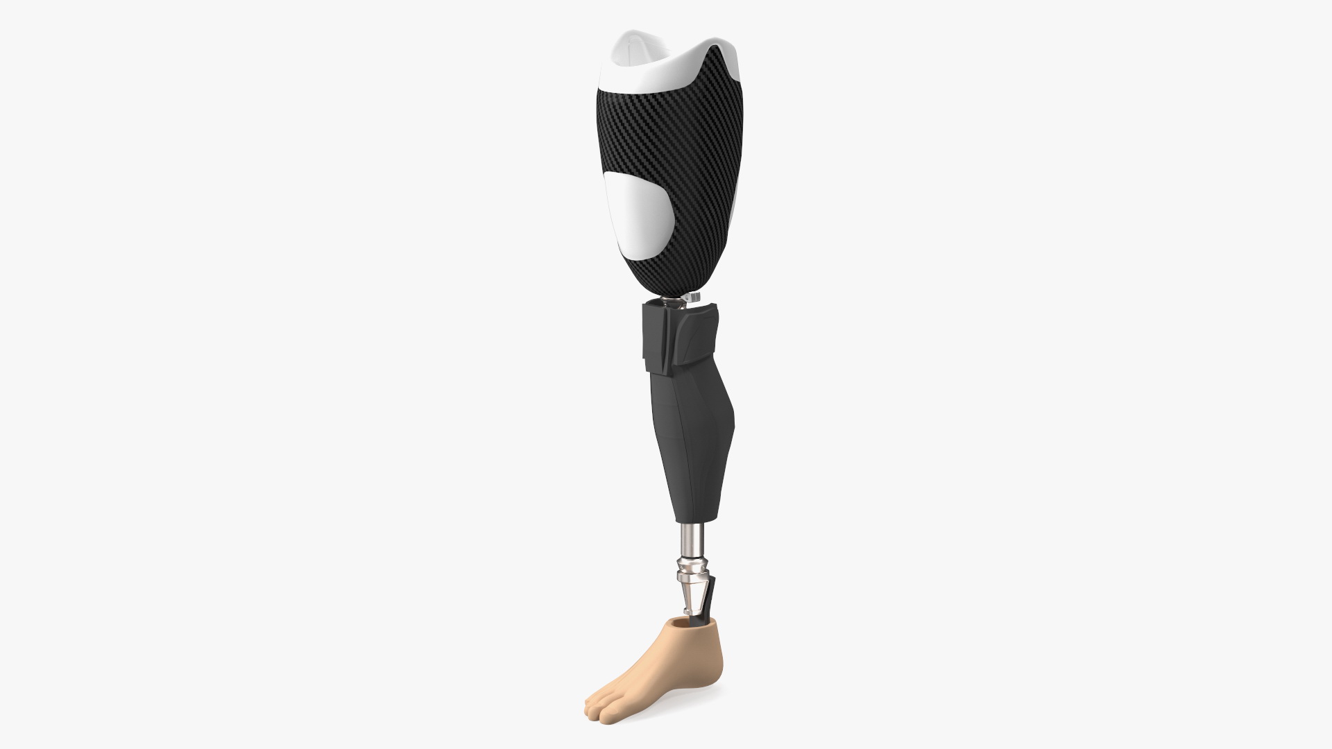 3D model Above Knee Prosthetic Leg