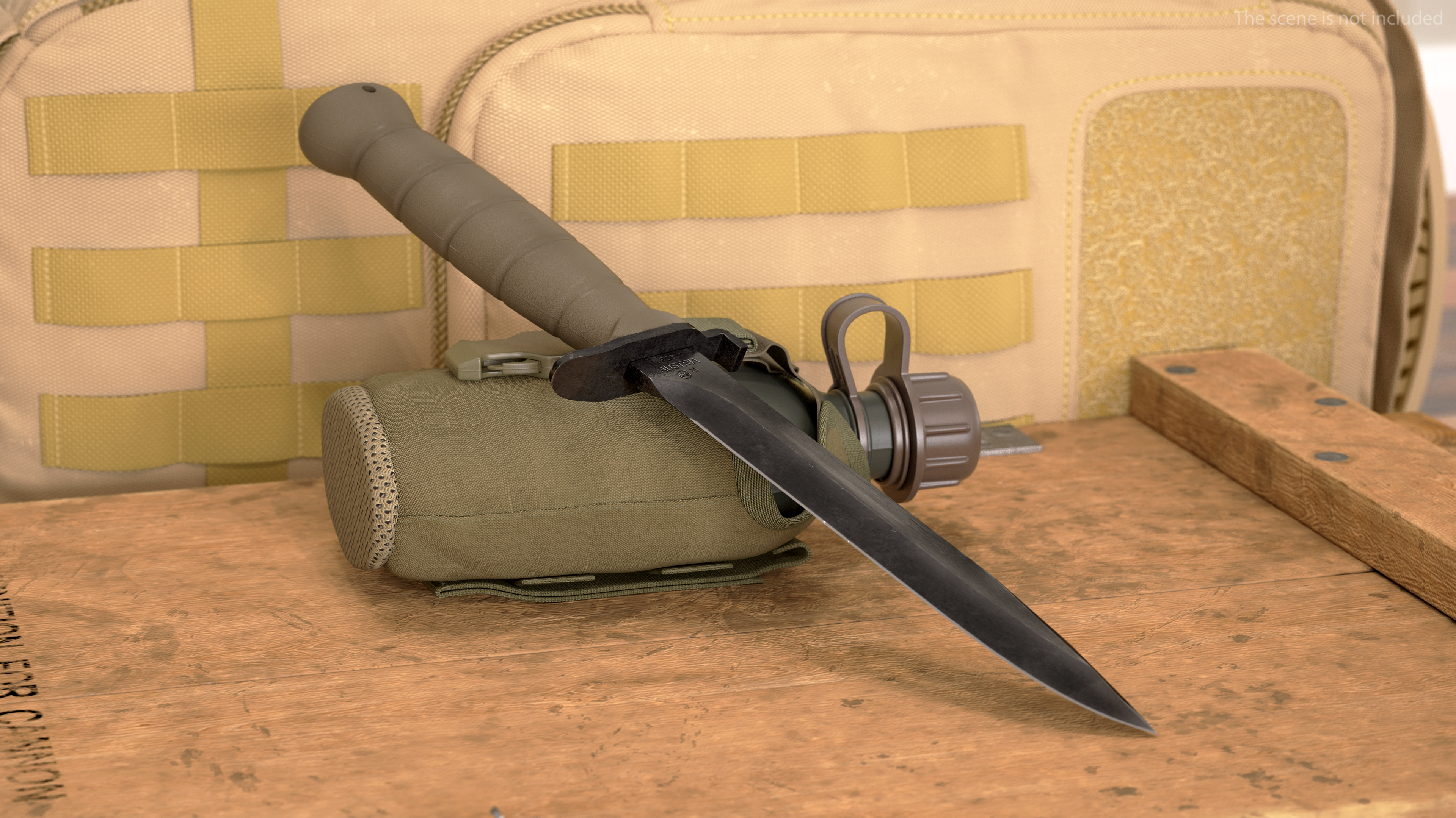 3D Field Knife GLOCK FM 78 model