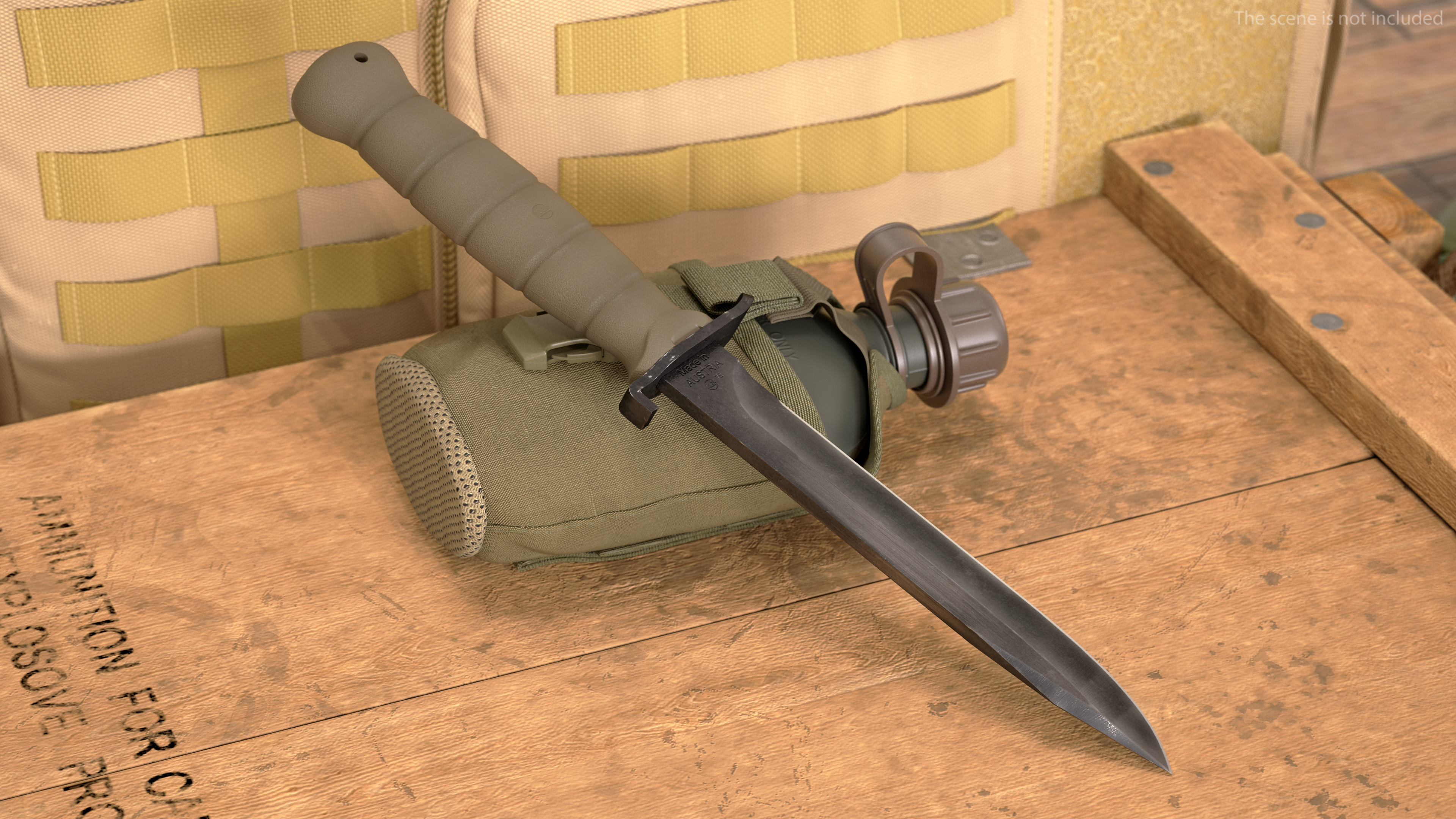 3D Field Knife GLOCK FM 78 model
