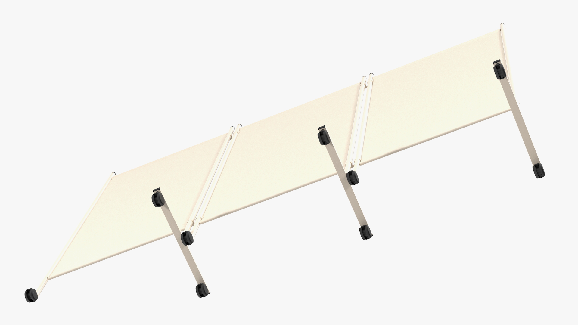 Hospital Privacy Screen Beige 3D model