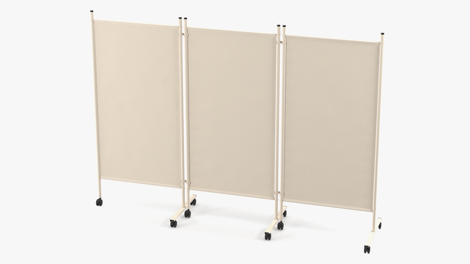 Hospital Privacy Screen Beige 3D model
