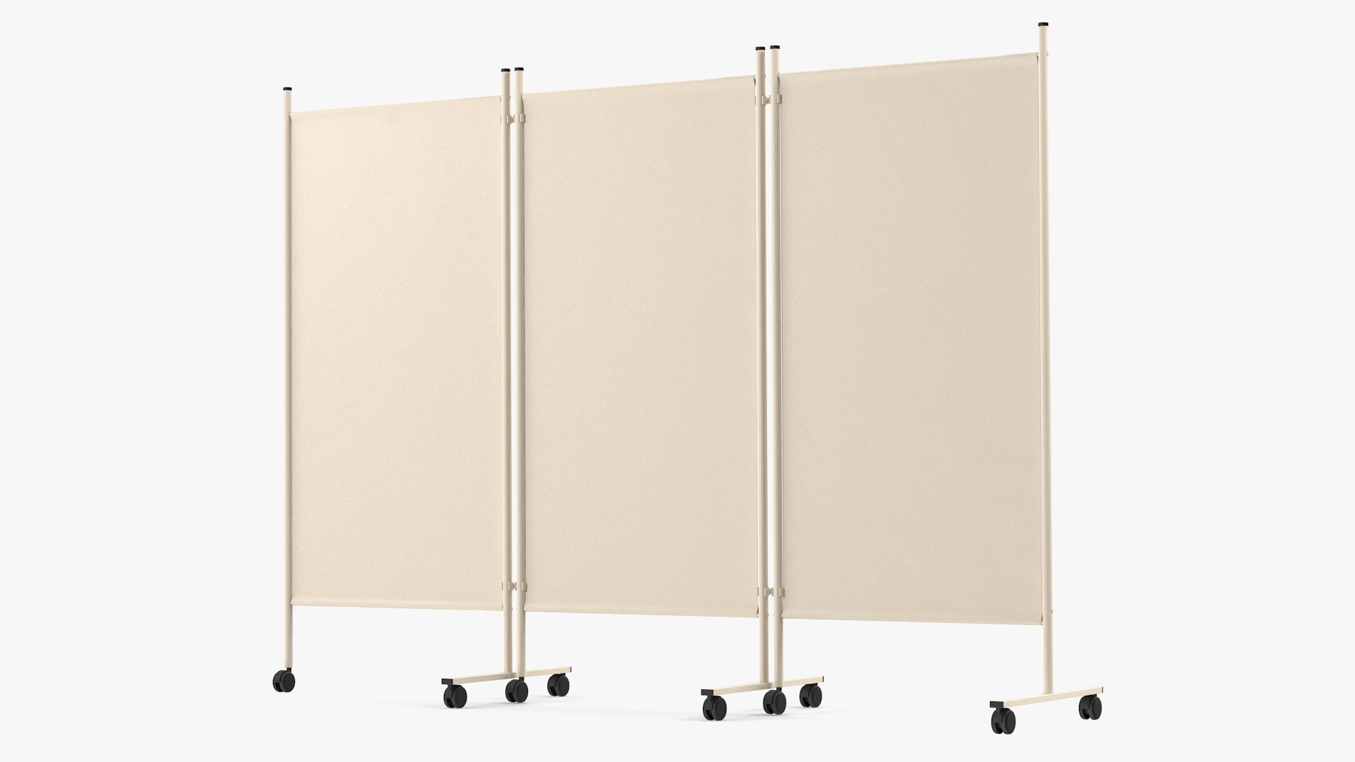 Hospital Privacy Screen Beige 3D model