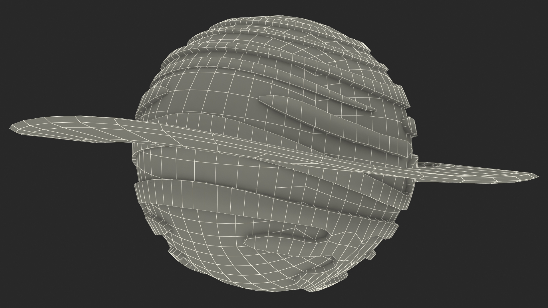 3D Cartoon Planet Uranus