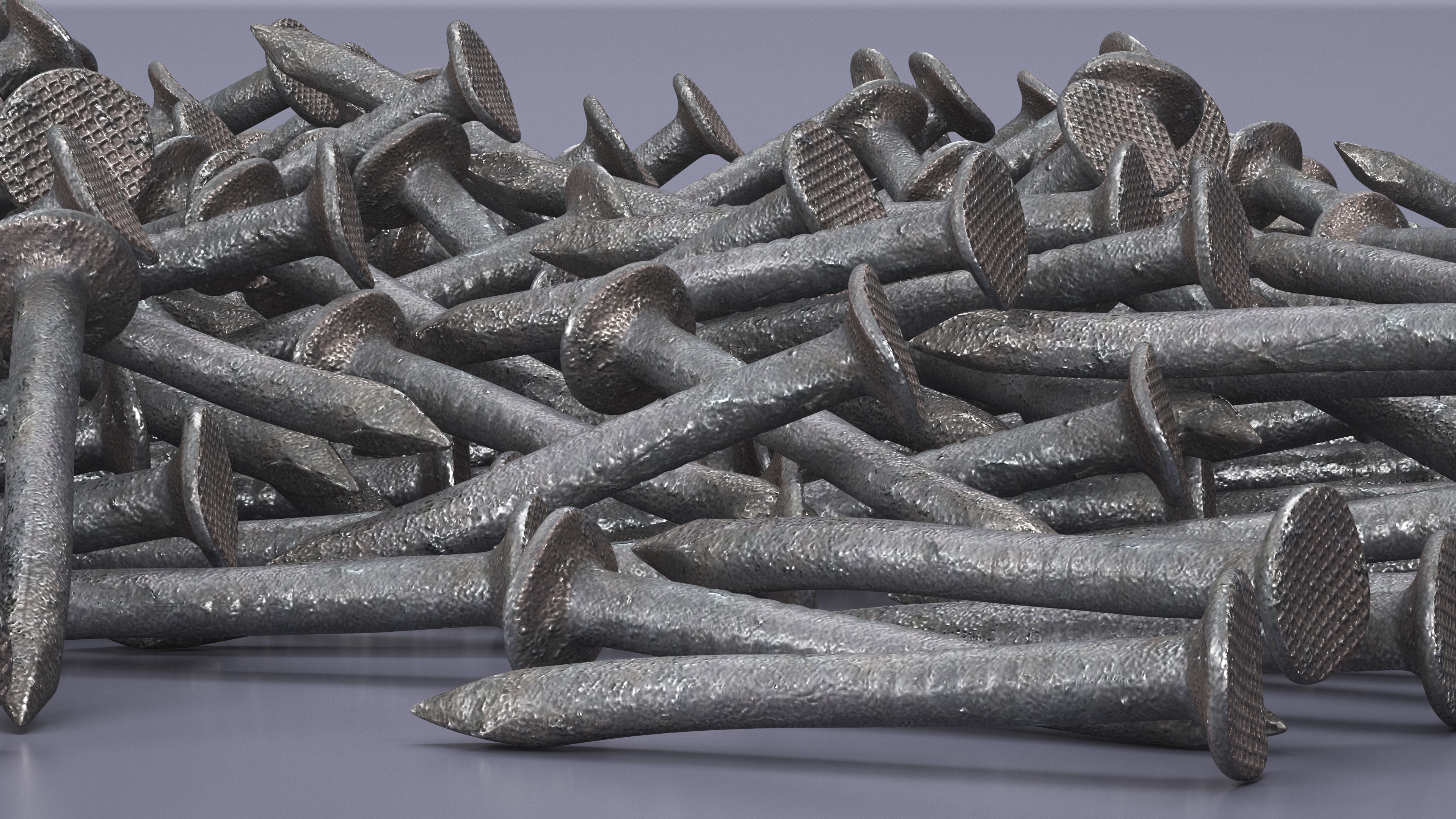 Connector Nails Old 3D model