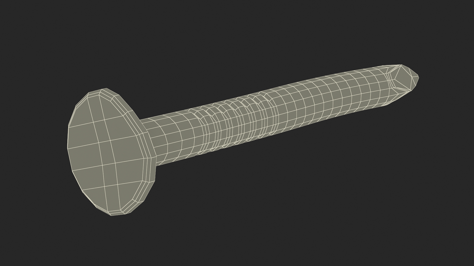 Connector Nails Old 3D model