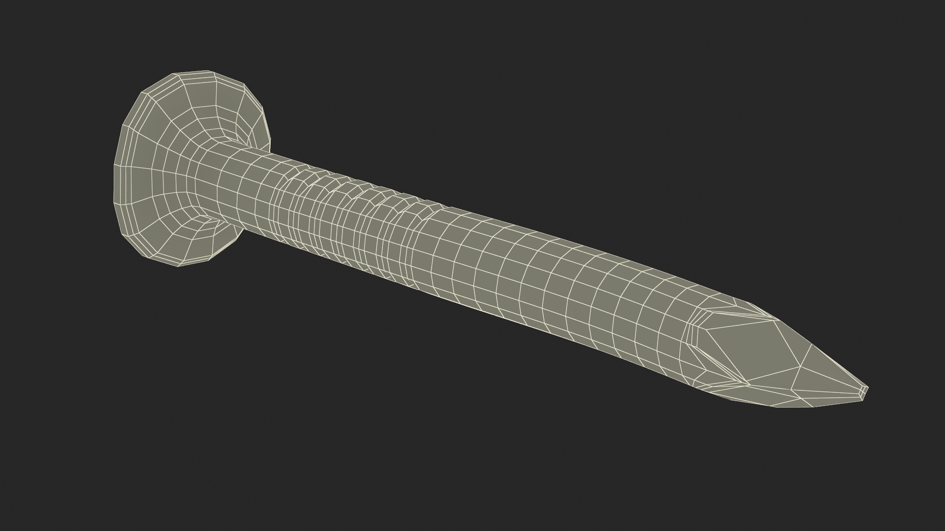 Connector Nails Old 3D model