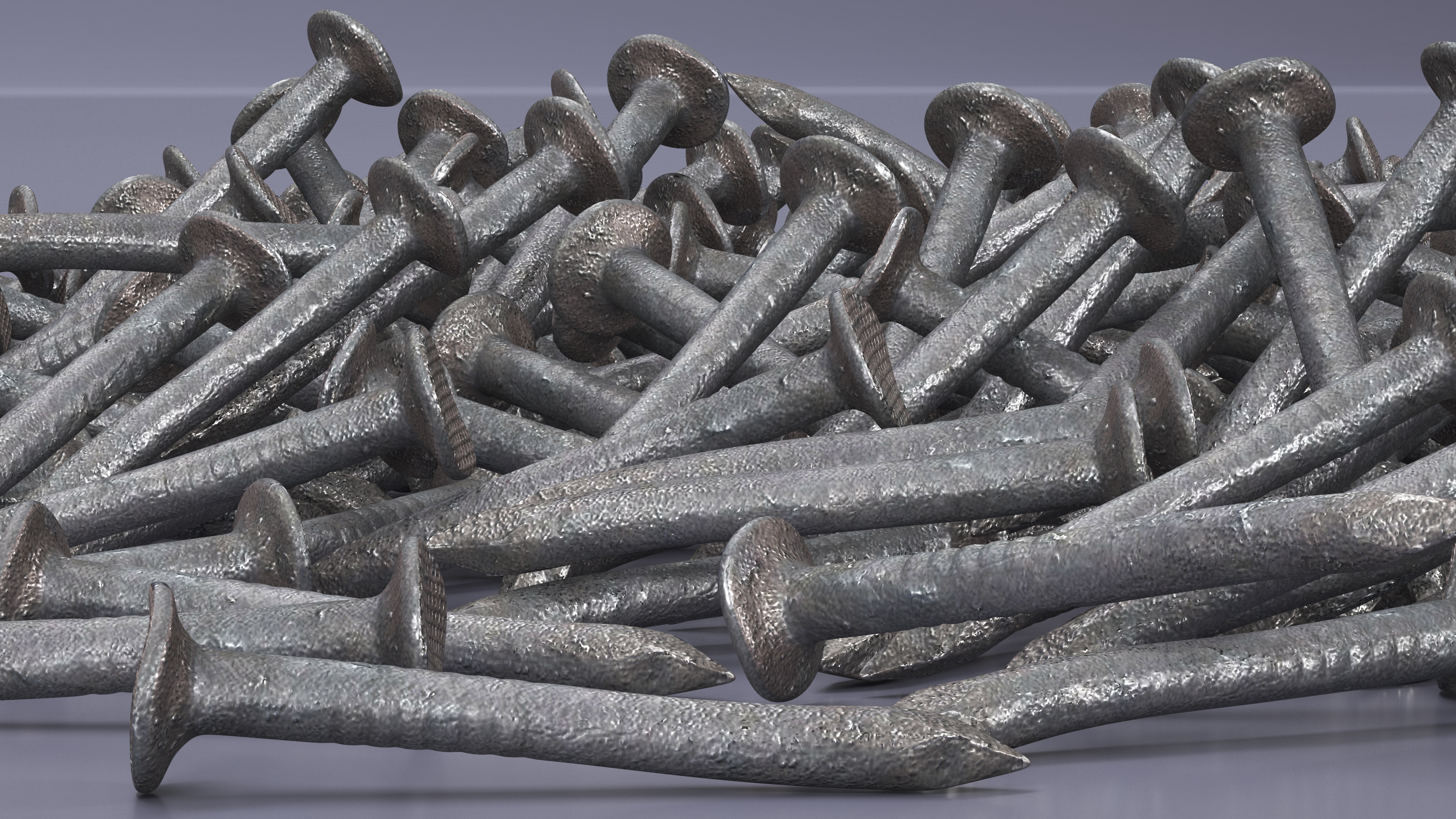 Connector Nails Old 3D model