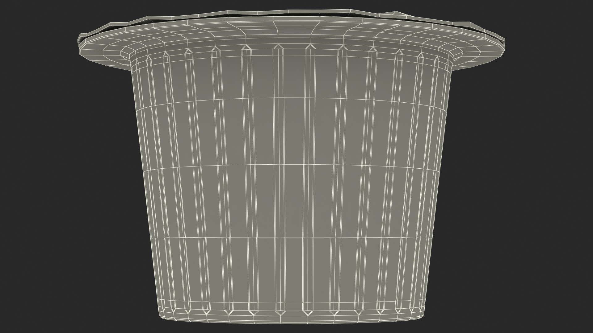 3D model Portioned Coffee Creamer in Plastic Container