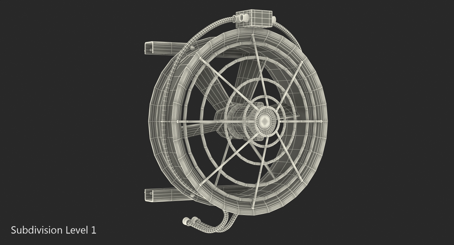 3D Industrial Fan Cooler