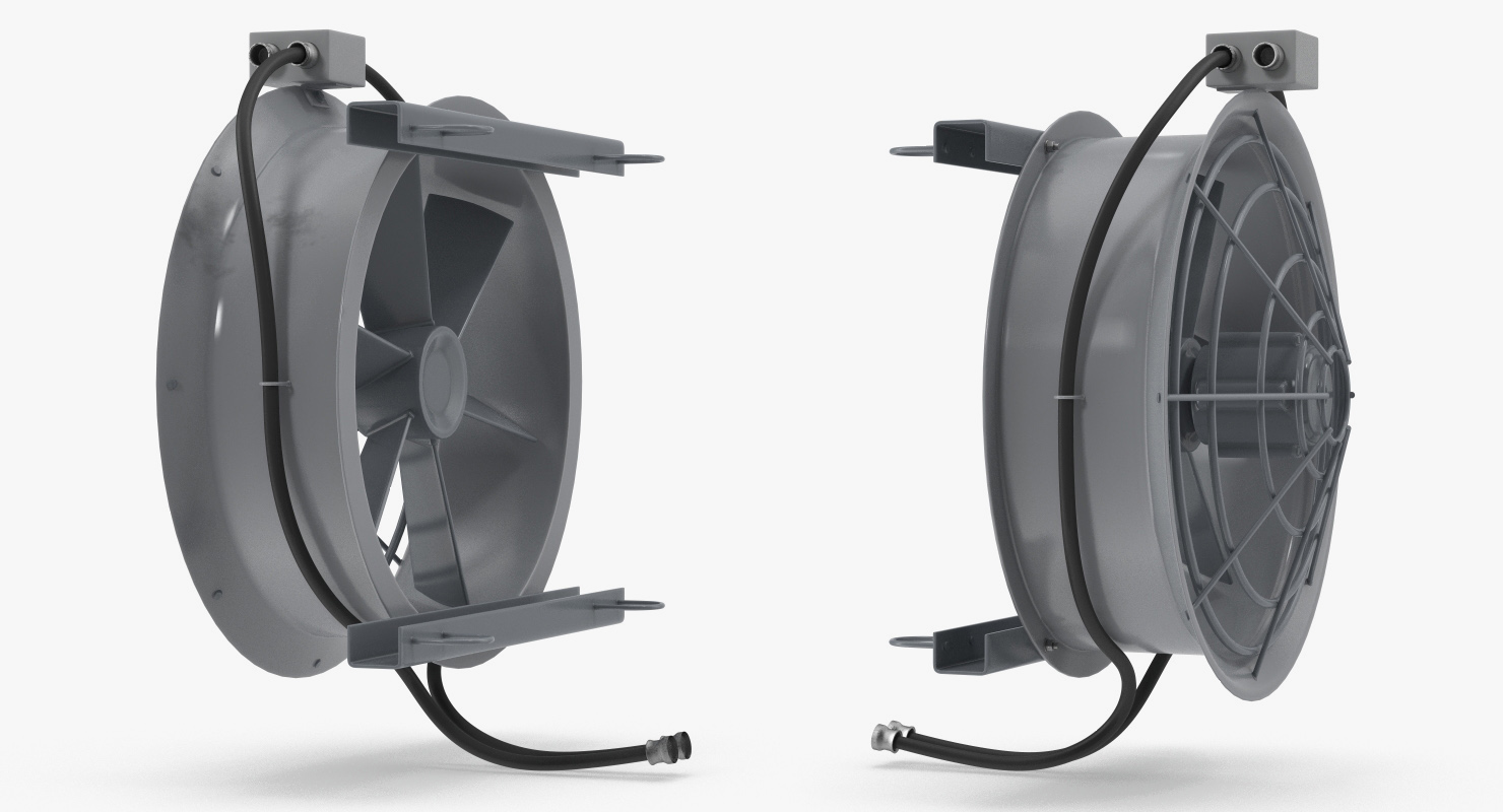 3D Industrial Fan Cooler