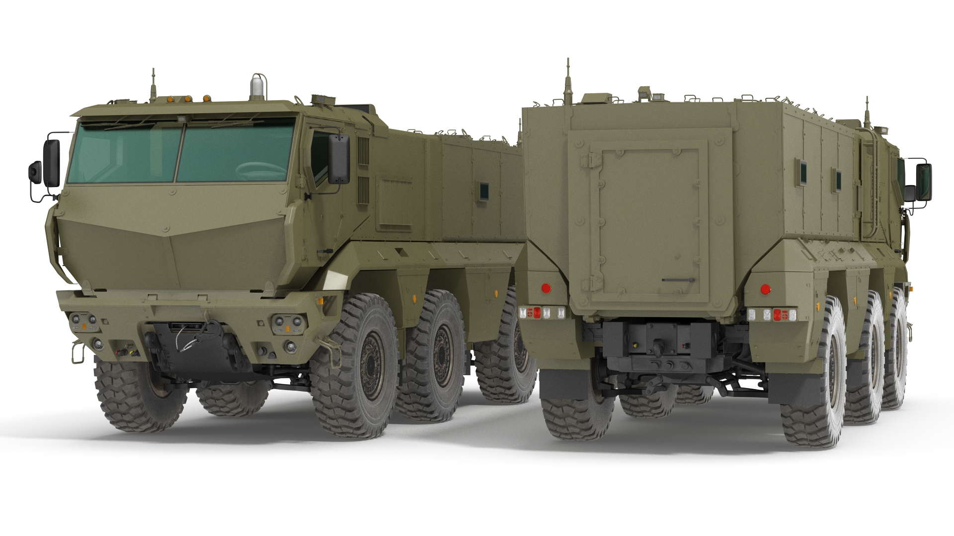 3D model KAMAZ 63968 Typhoon MRAP Simple Interior