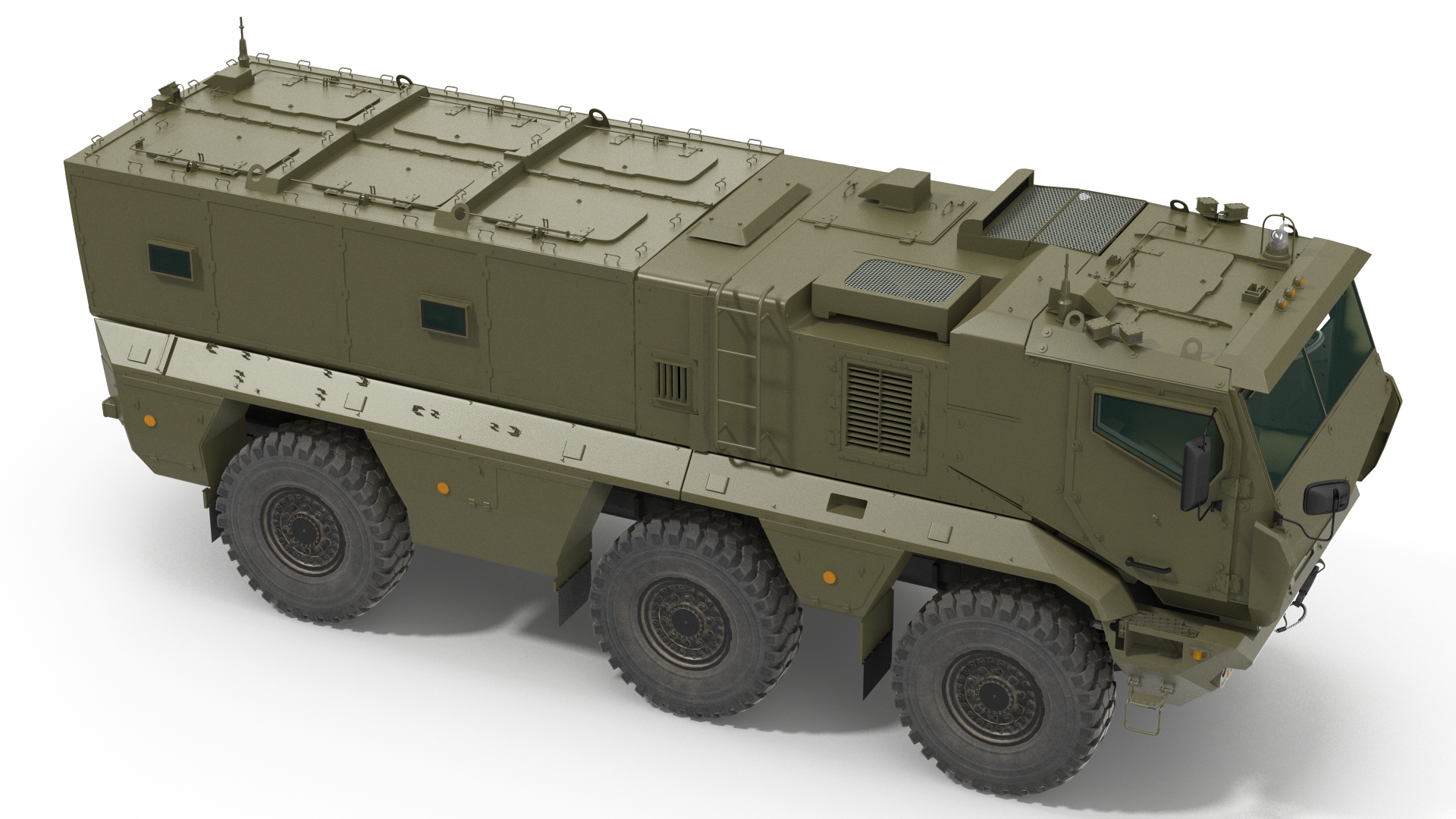 3D model KAMAZ 63968 Typhoon MRAP Simple Interior