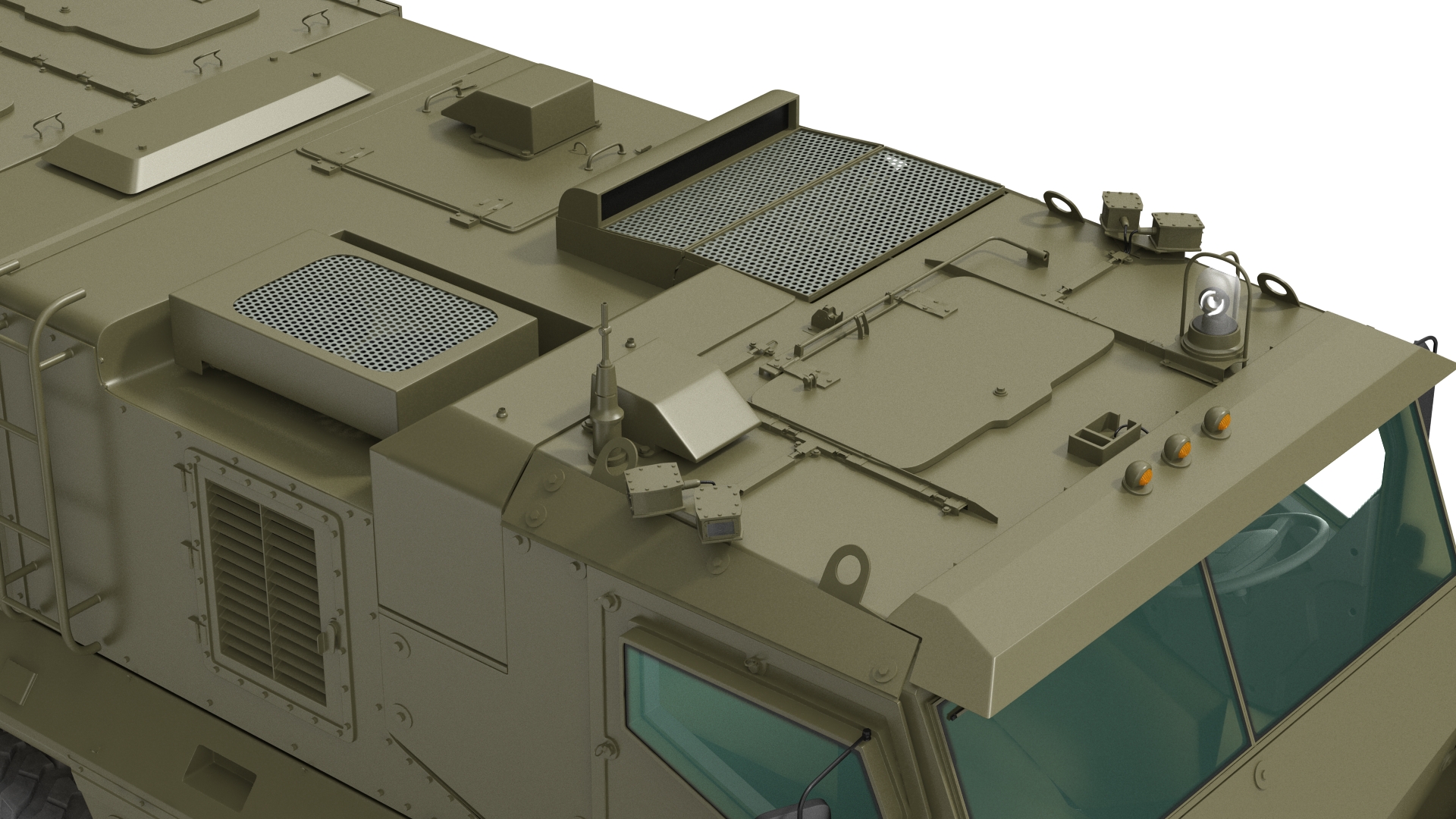 3D model KAMAZ 63968 Typhoon MRAP Simple Interior