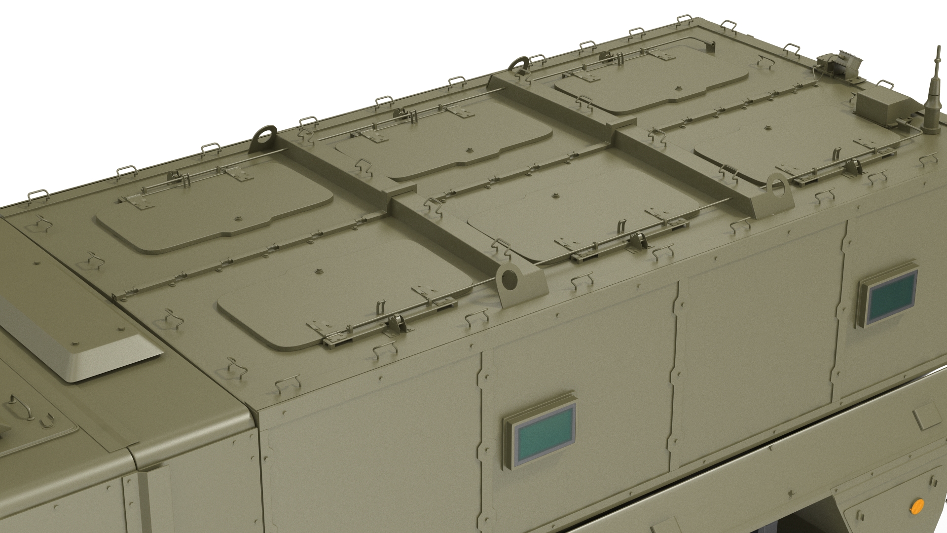 3D model KAMAZ 63968 Typhoon MRAP Simple Interior