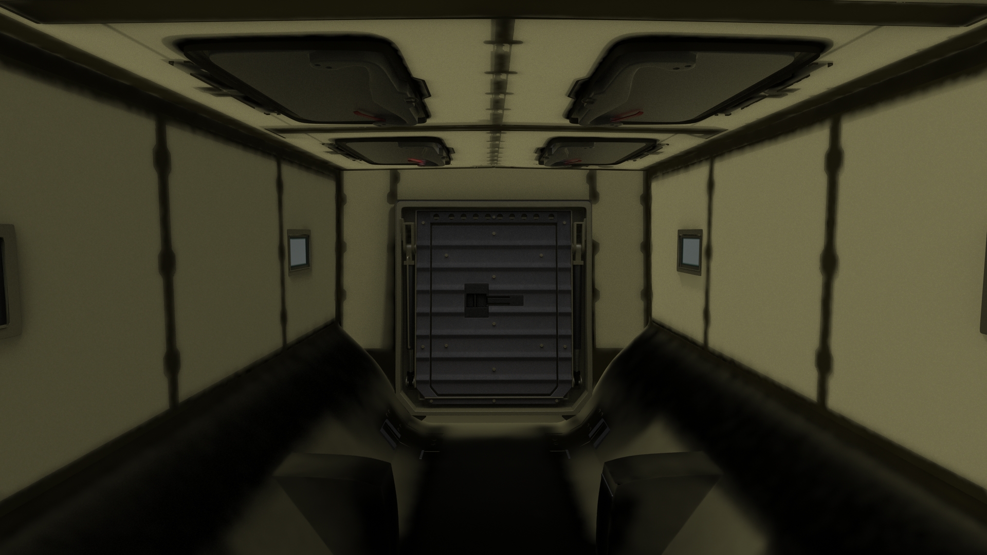 3D model KAMAZ 63968 Typhoon MRAP Simple Interior