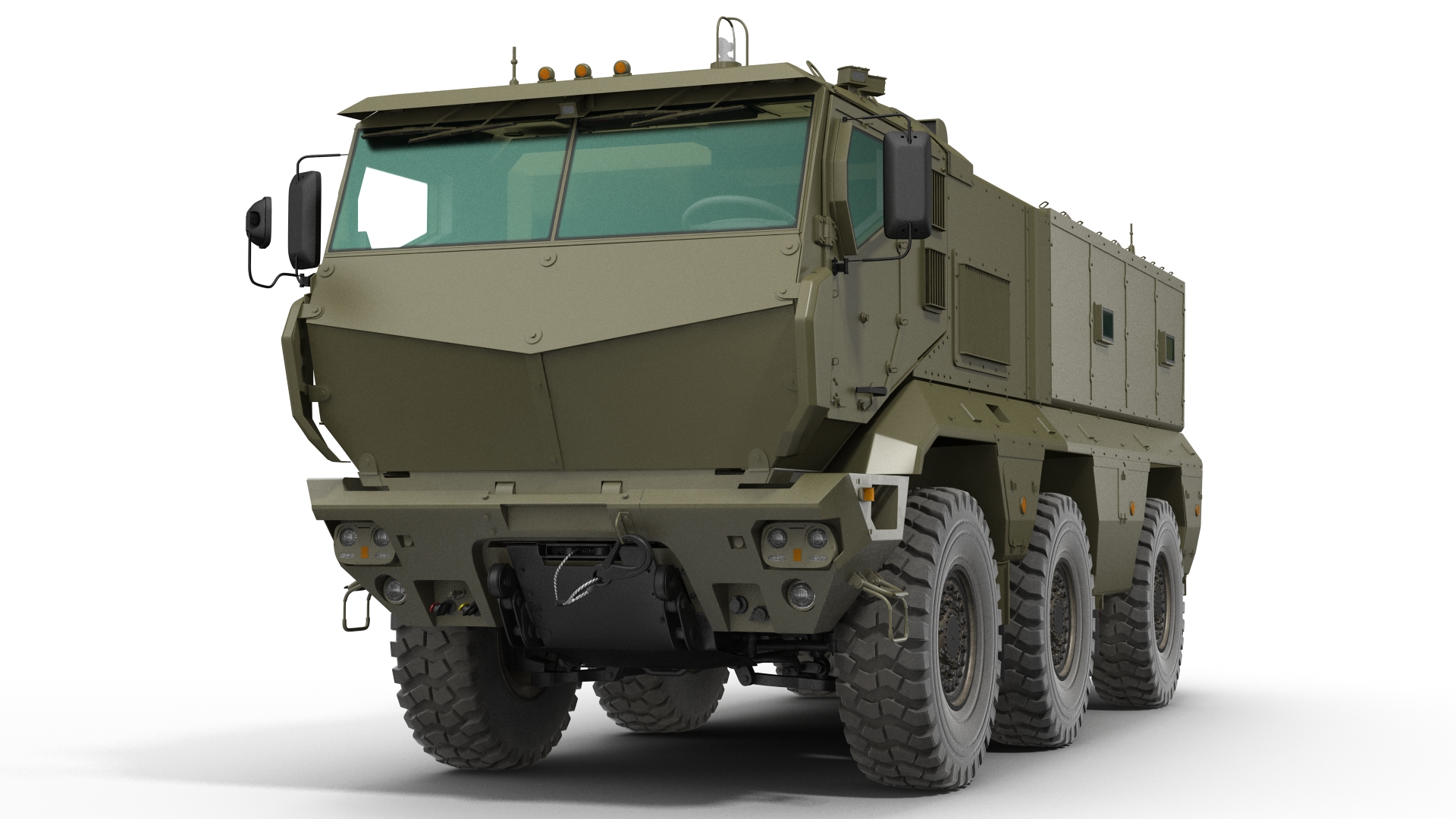 3D model KAMAZ 63968 Typhoon MRAP Simple Interior