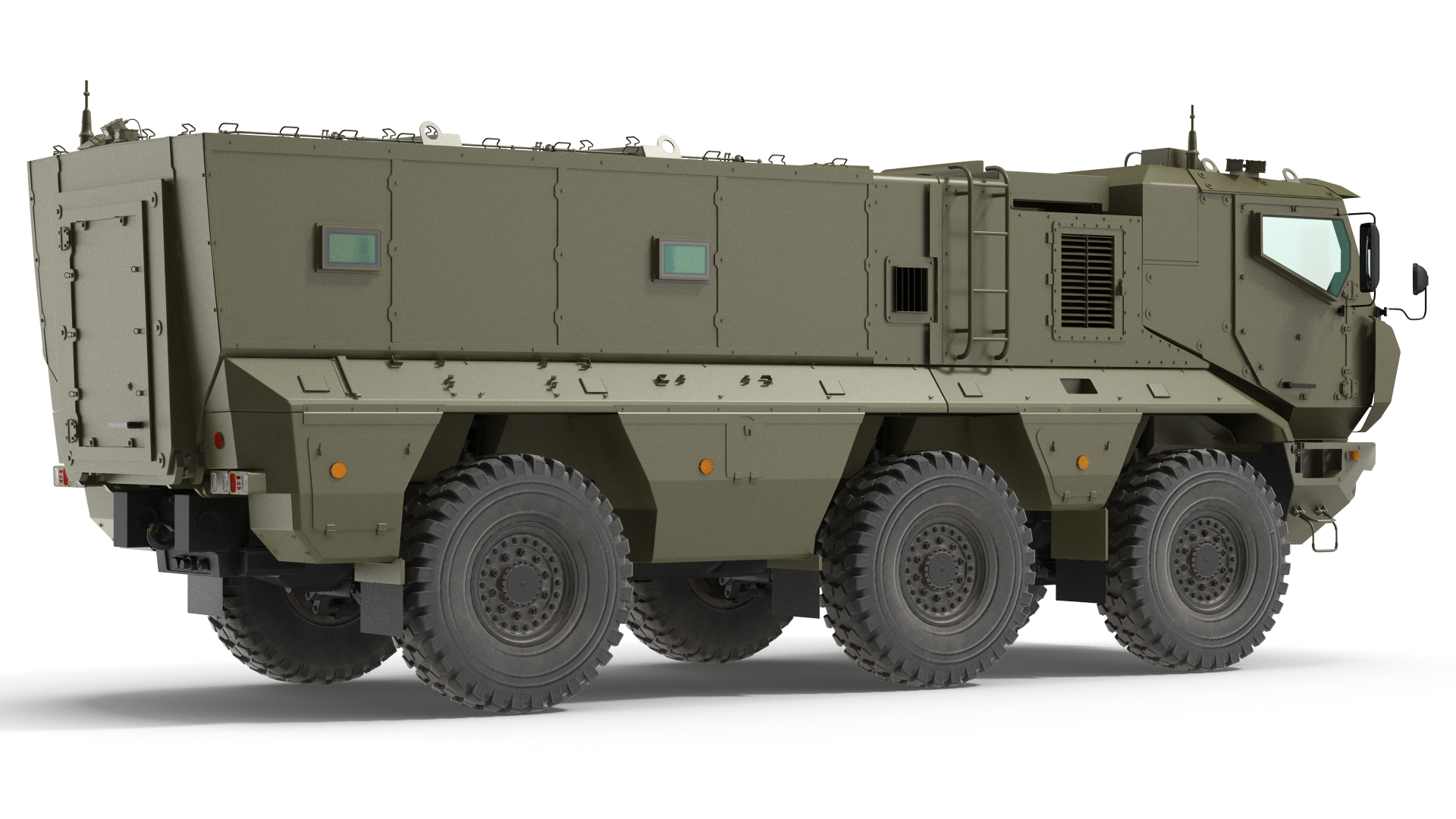 3D model KAMAZ 63968 Typhoon MRAP Simple Interior