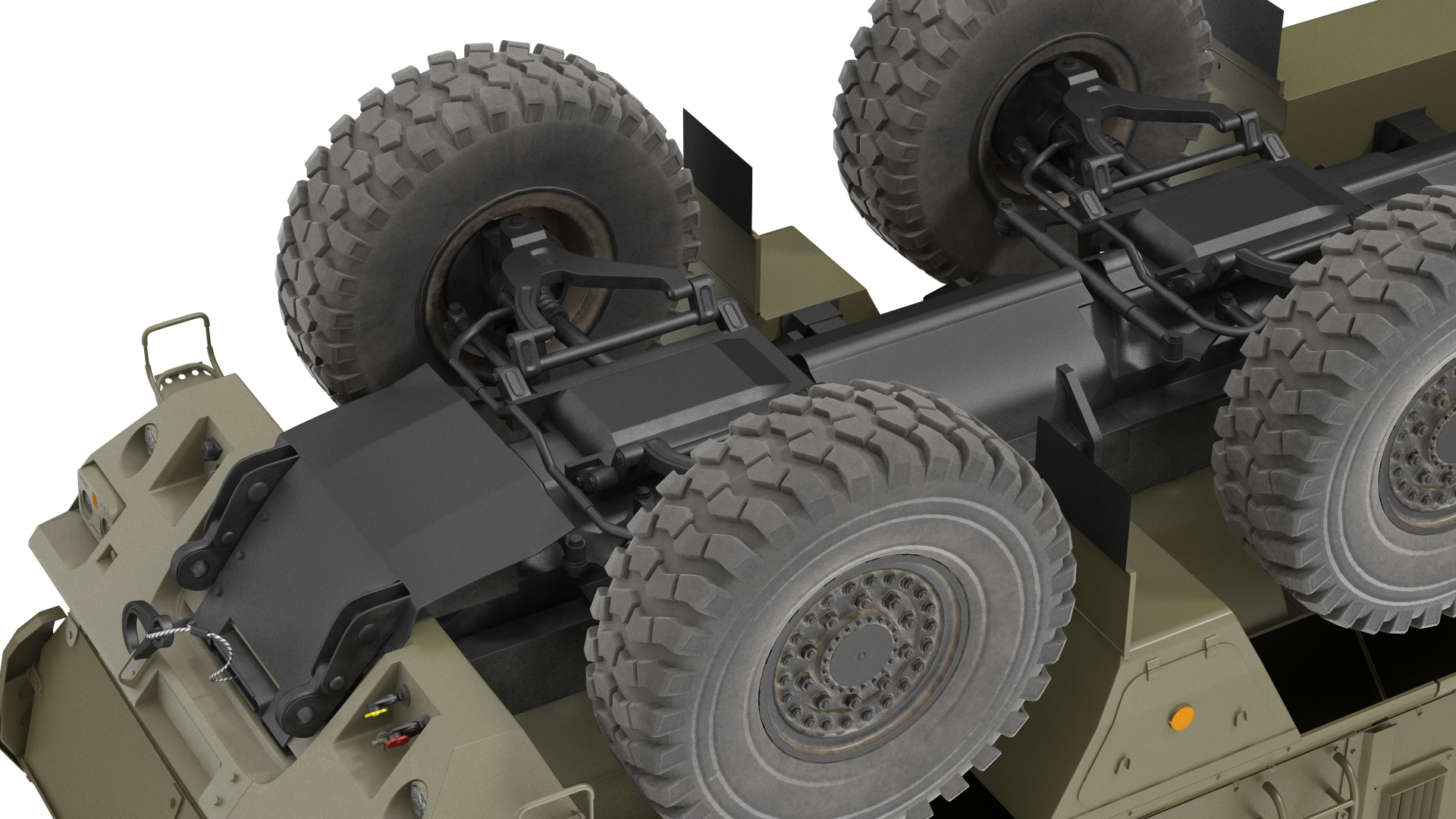 3D model KAMAZ 63968 Typhoon MRAP Simple Interior