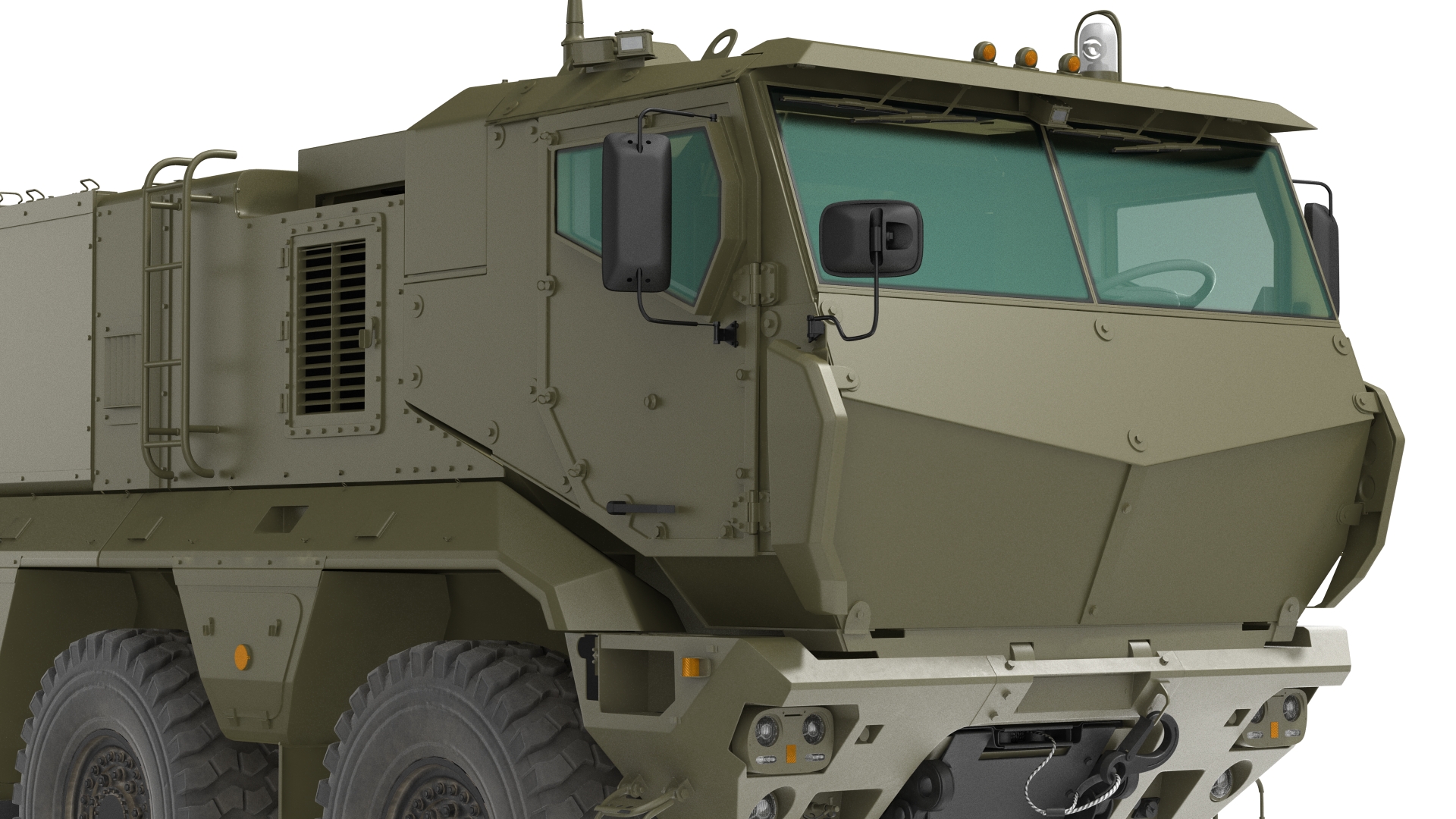 3D model KAMAZ 63968 Typhoon MRAP Simple Interior