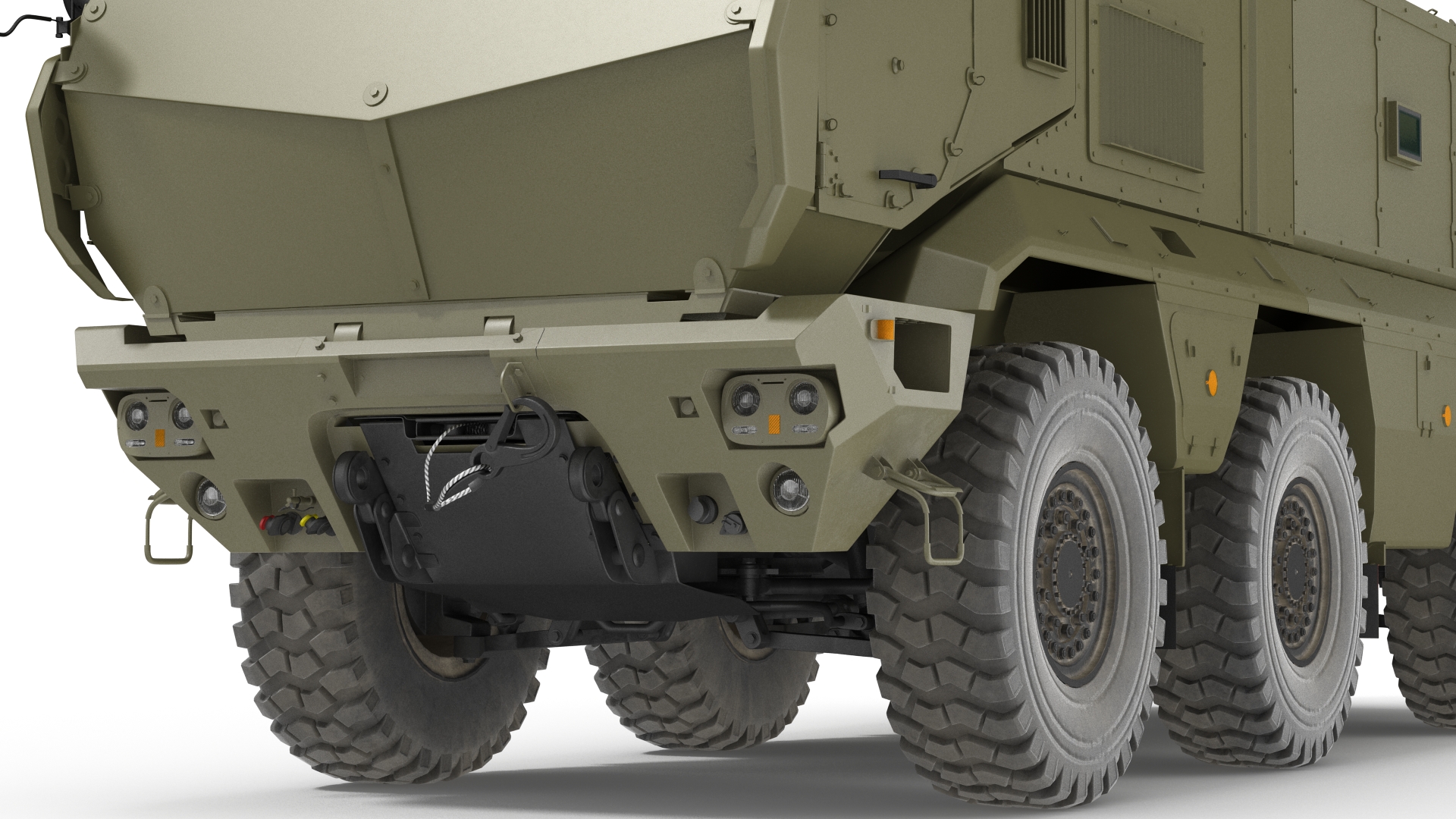 3D model KAMAZ 63968 Typhoon MRAP Simple Interior