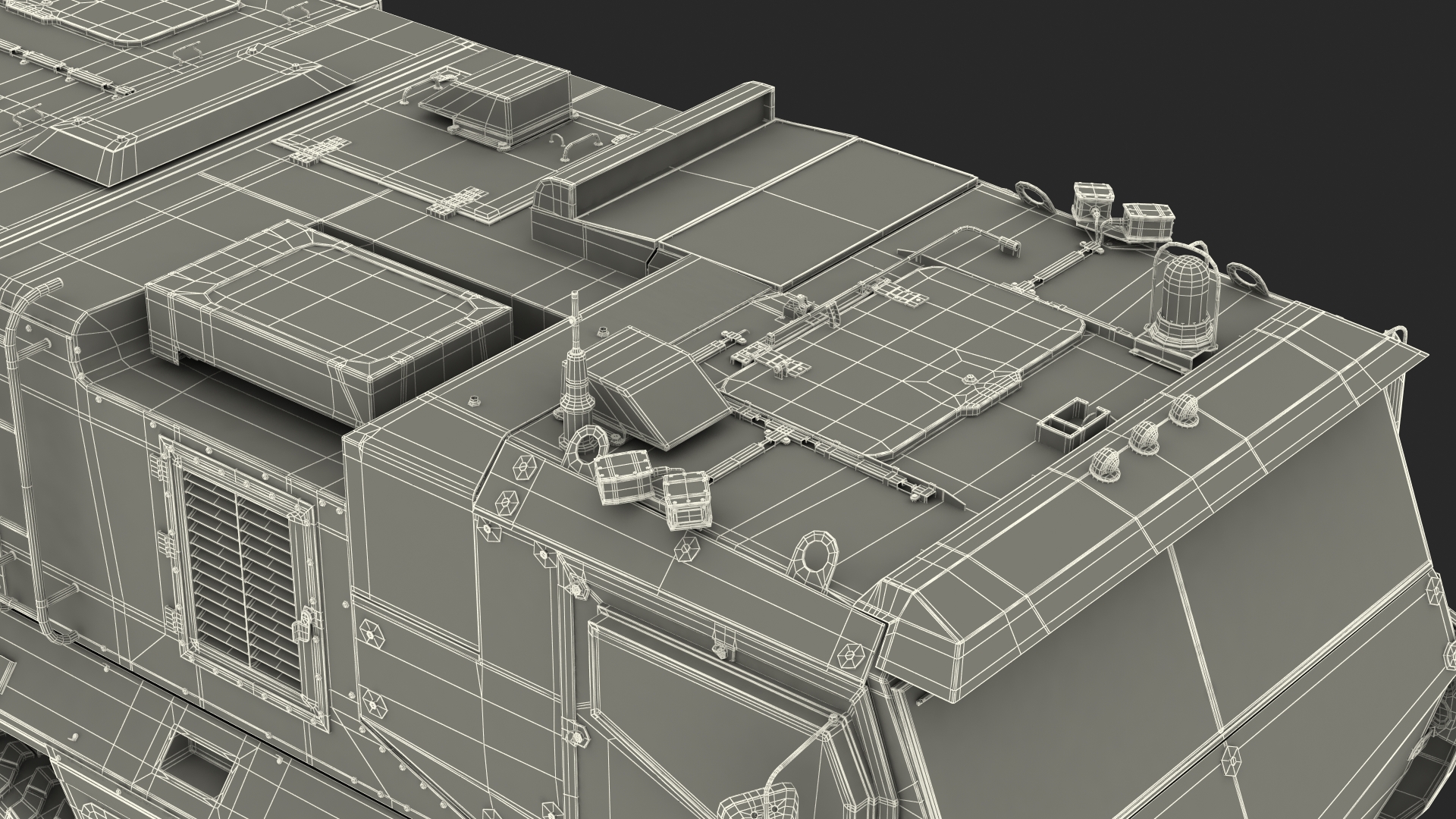 3D model KAMAZ 63968 Typhoon MRAP Simple Interior