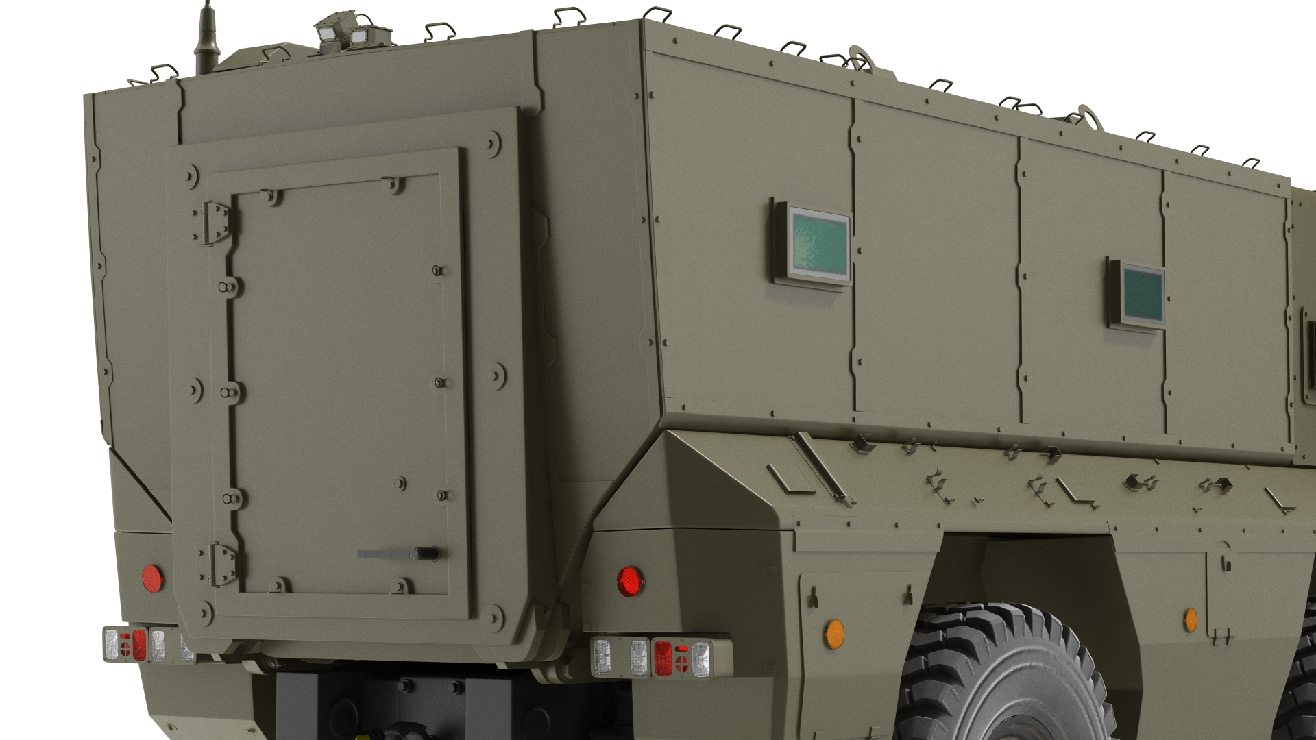 3D model KAMAZ 63968 Typhoon MRAP Simple Interior