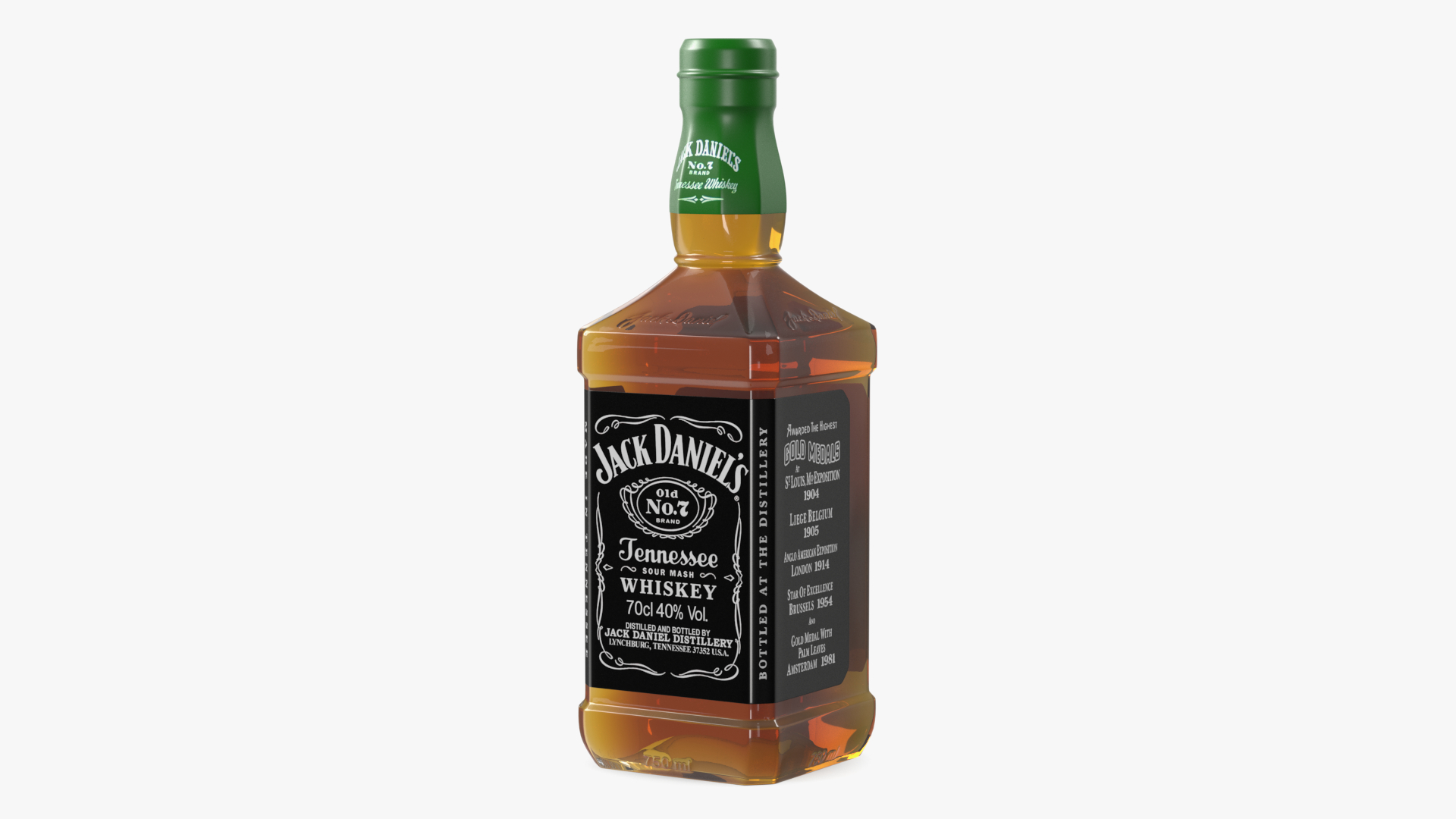 3D model Jack Daniels Old No 7 Black Whiskey
