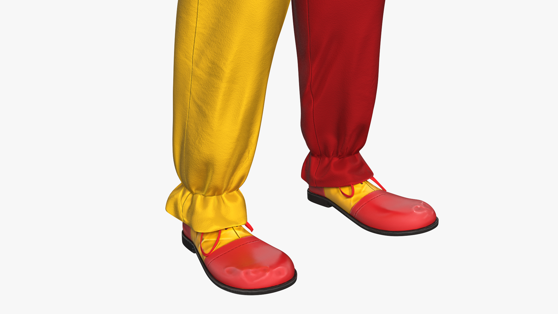 3D Clown Suit Rigged Fur
