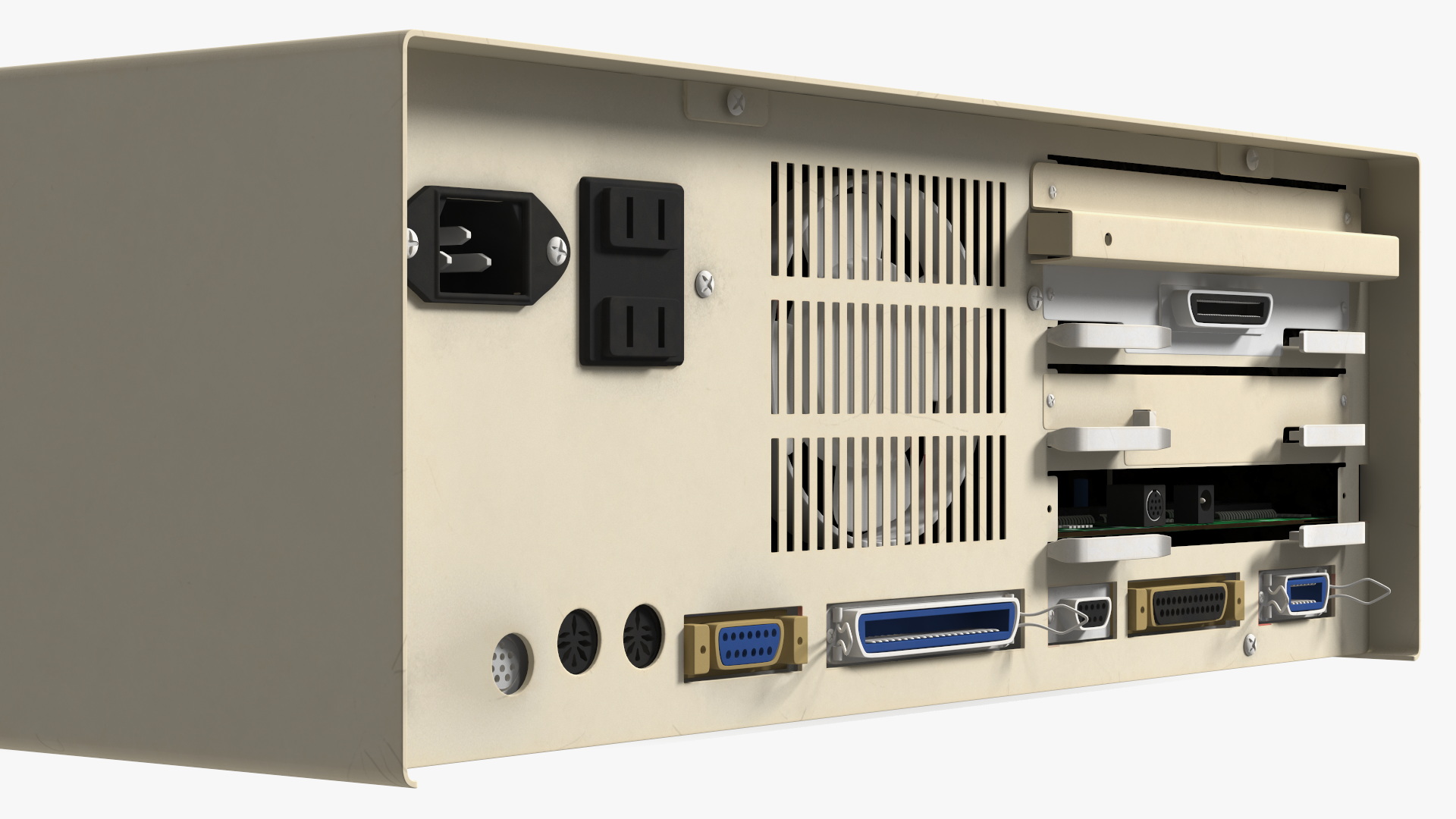 Vintage Computer Workstation Terminal 3D