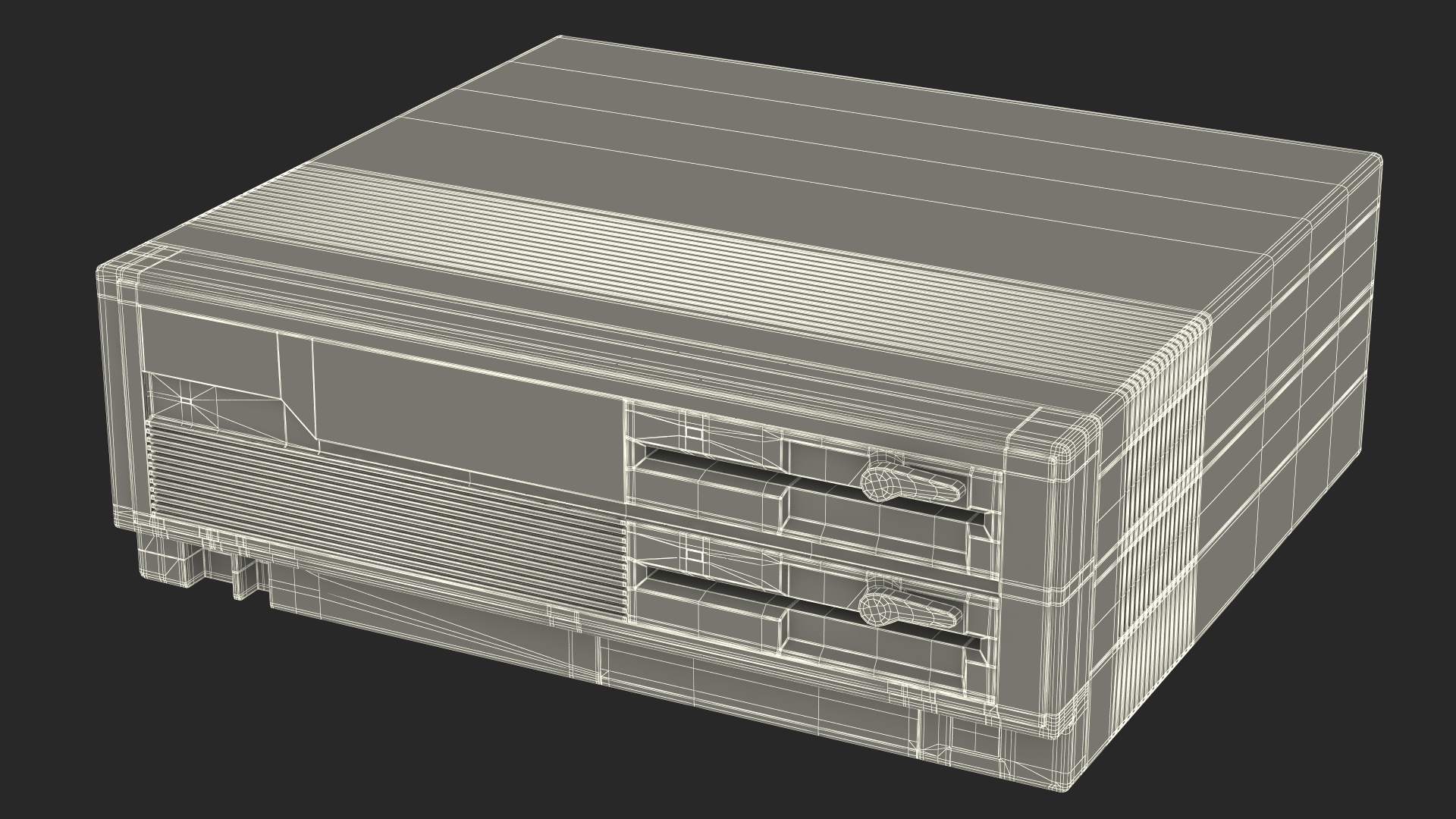 Vintage Computer Workstation Terminal 3D
