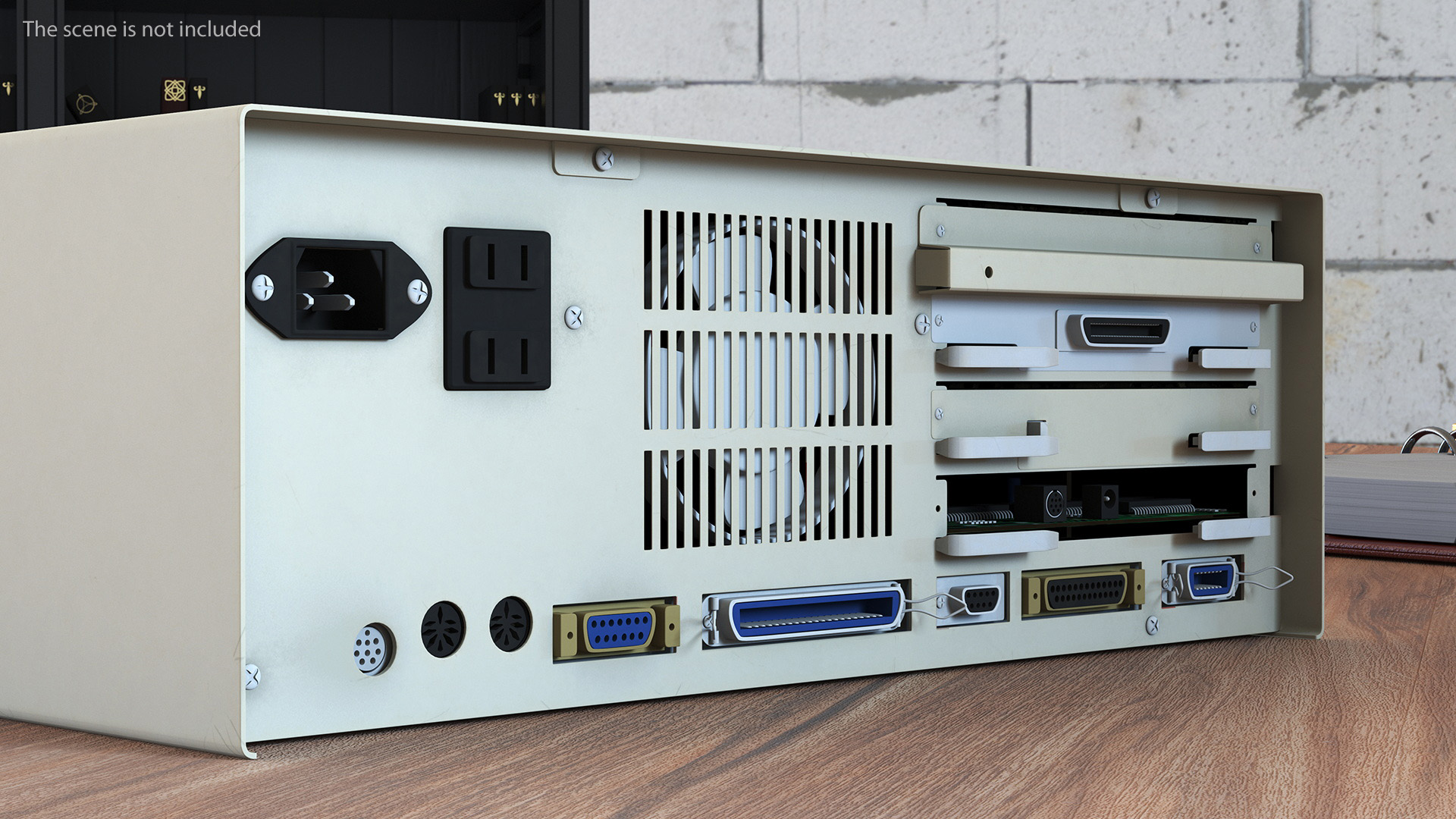 Vintage Computer Workstation Terminal 3D