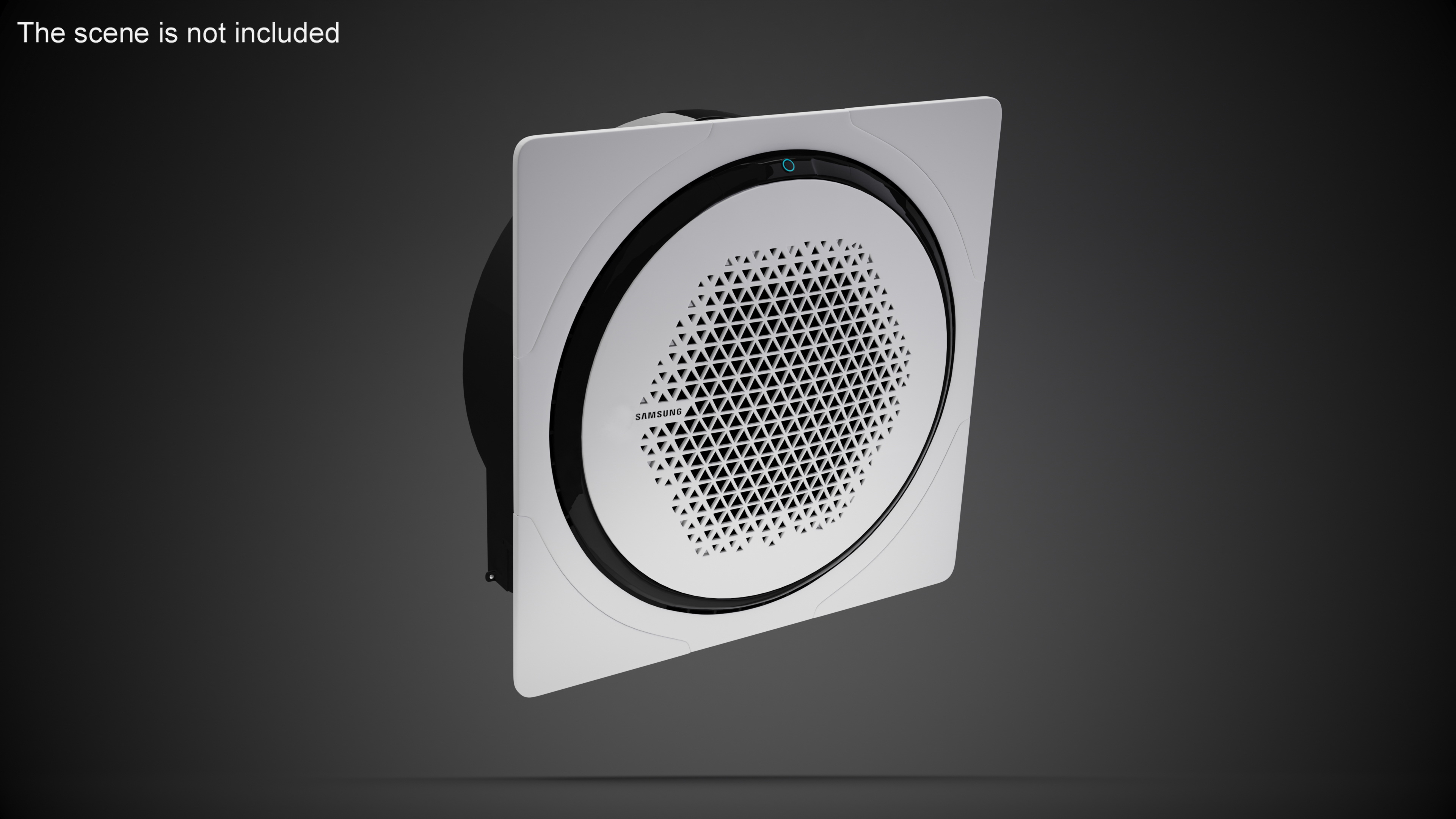 3D Samsung Cassette Air Conditioner White model
