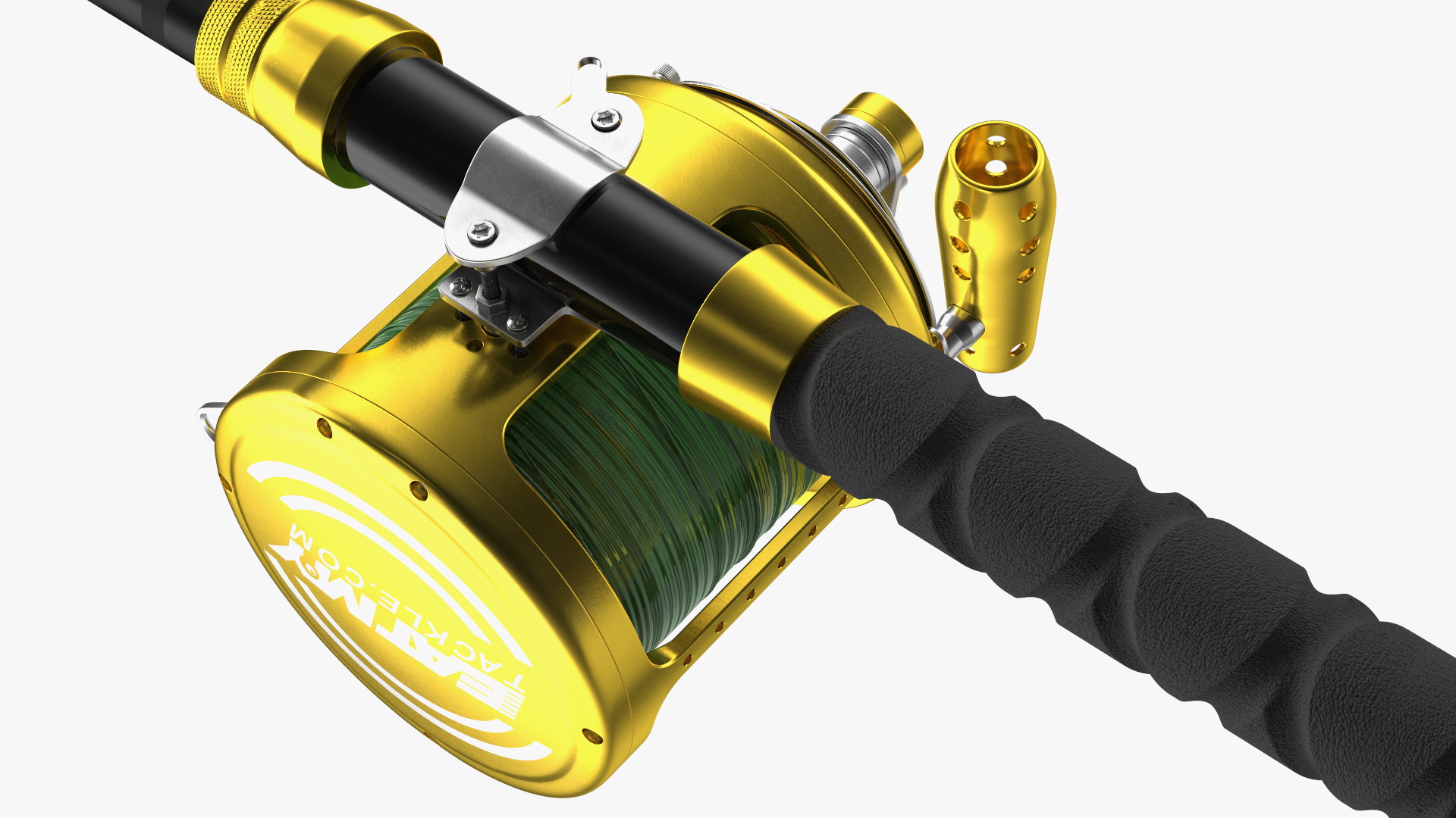 EatMyTackle 80 Wide 2Speed Fishing Reel Long Dredge Rod Rigged 3D