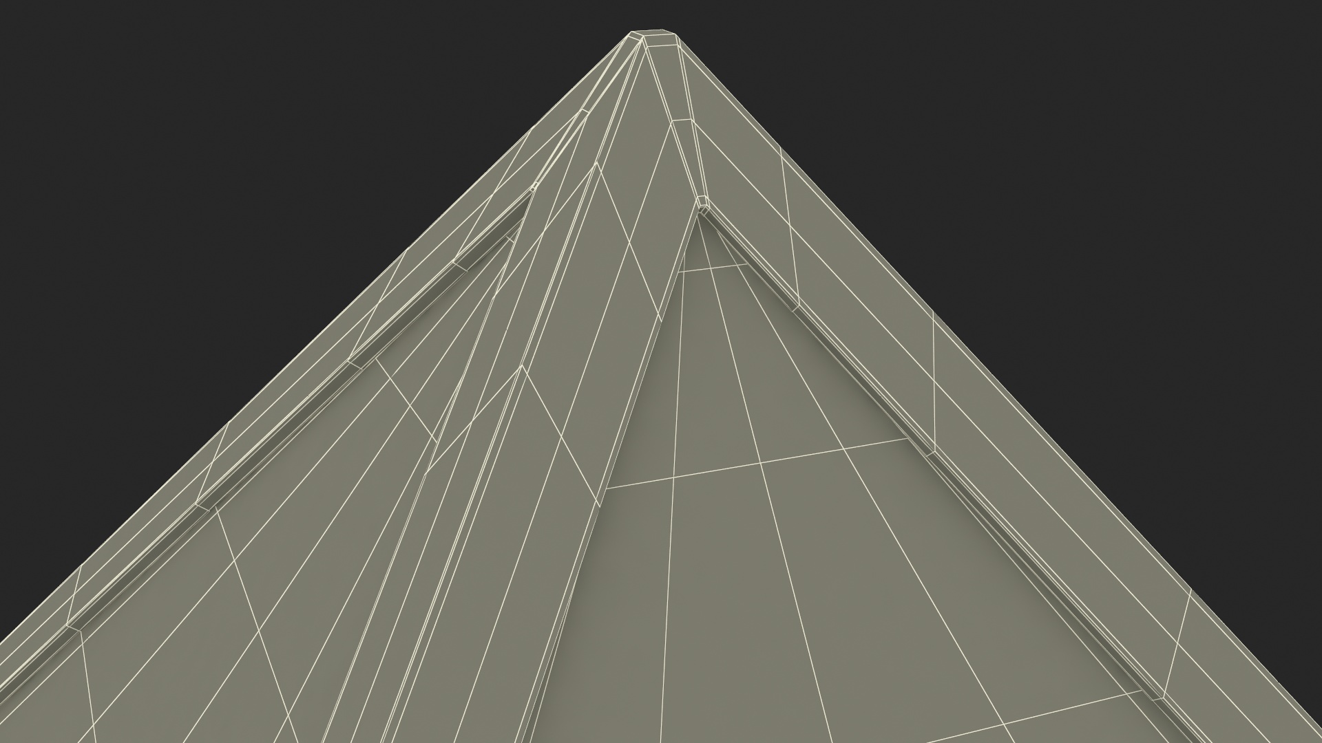 3D Rooftop Pyramid Skylight Window