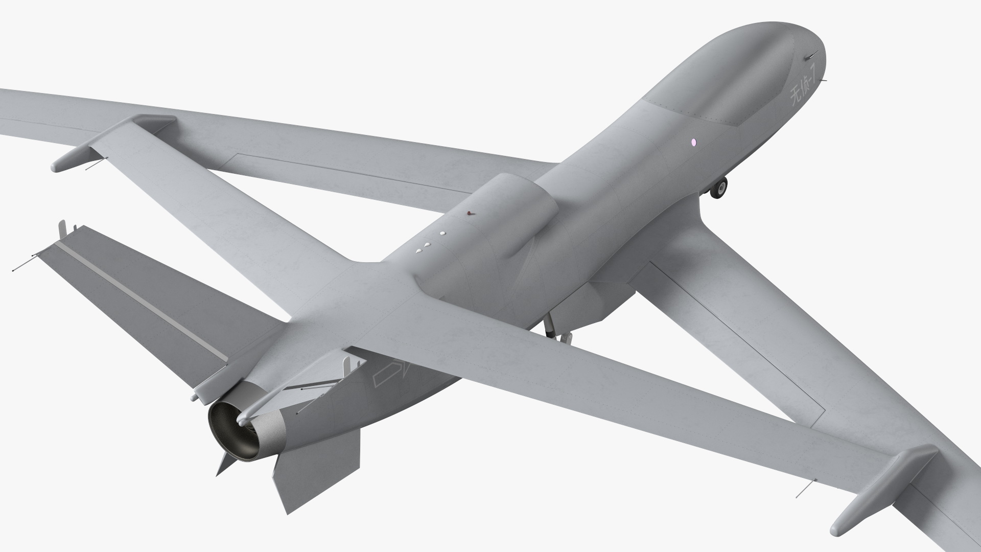 3D model Chengdu Xianglong WZ7 UAV