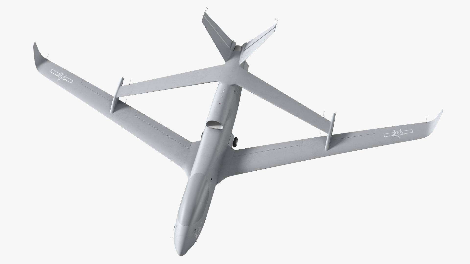 3D model Chengdu Xianglong WZ7 UAV