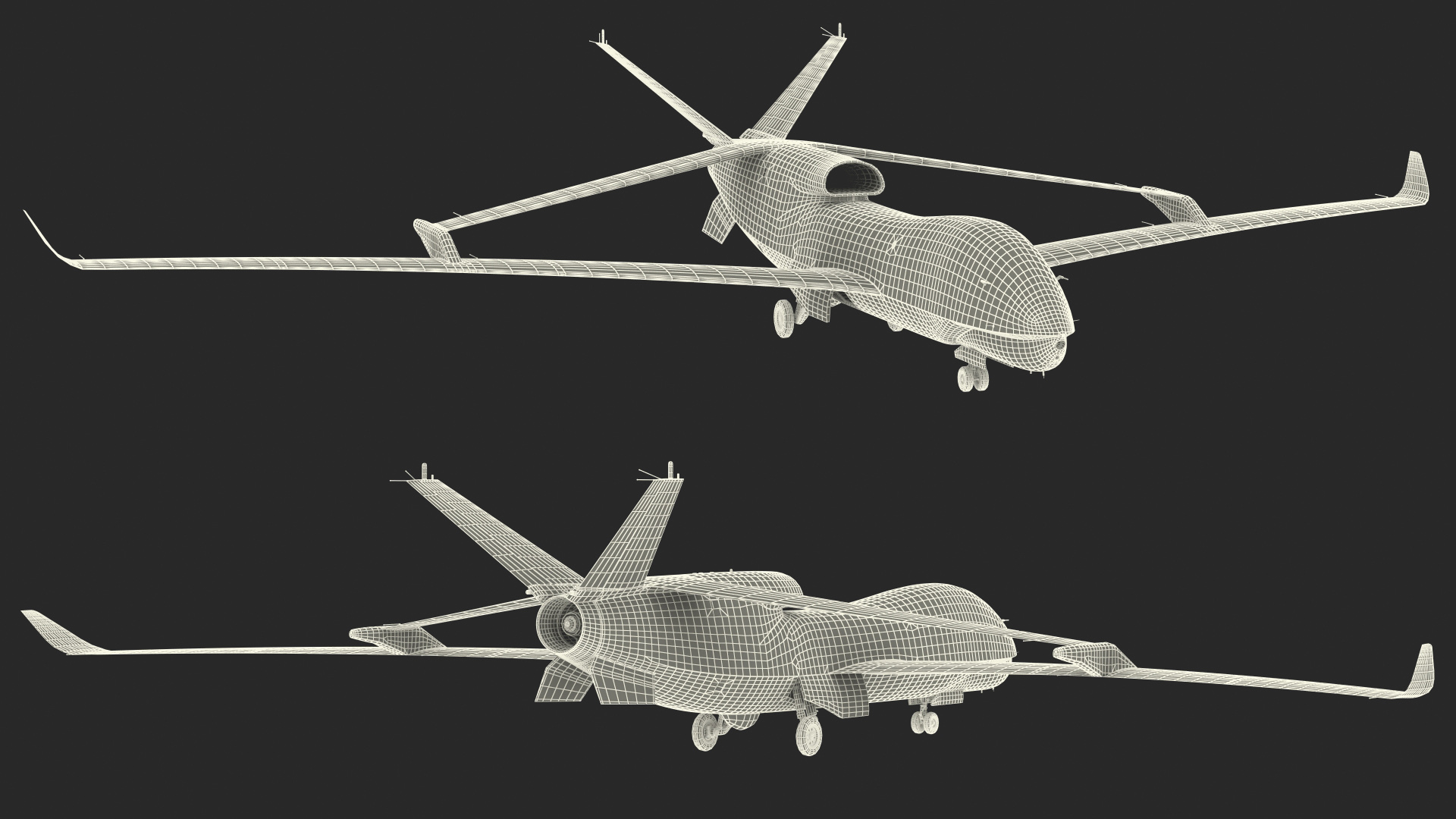 3D model Chengdu Xianglong WZ7 UAV