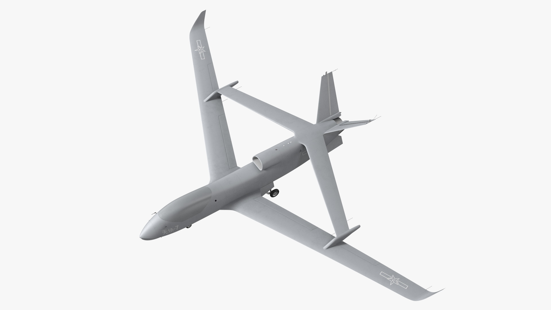 3D model Chengdu Xianglong WZ7 UAV