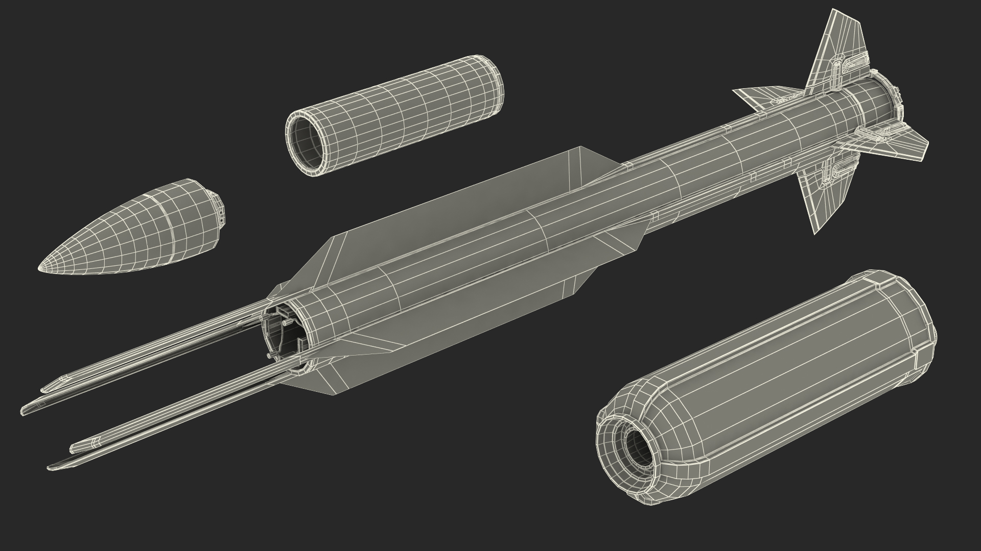 3D Anti Aircraft Missile