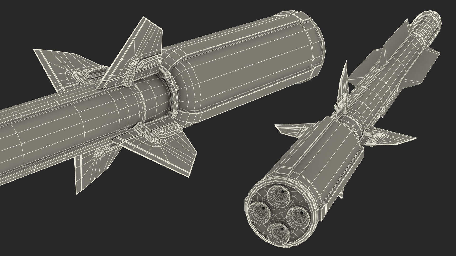 3D Anti Aircraft Missile
