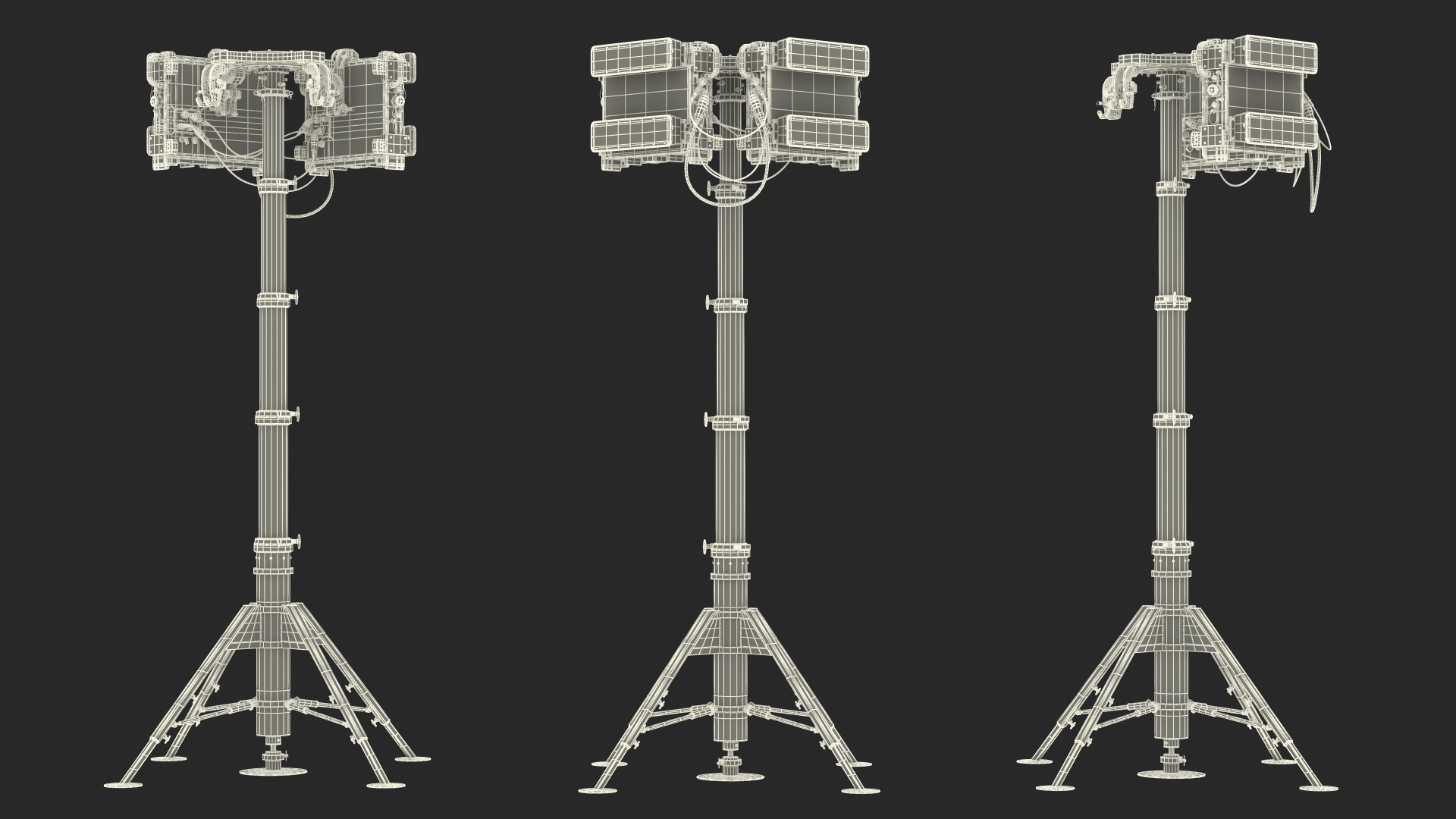 3D model Blighter A400 Series Air Security Radars