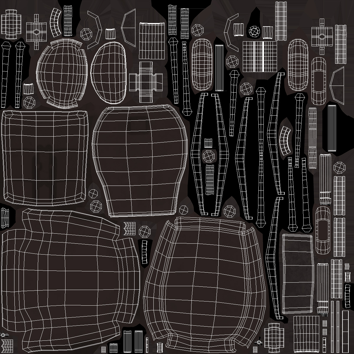 3D model Armchair