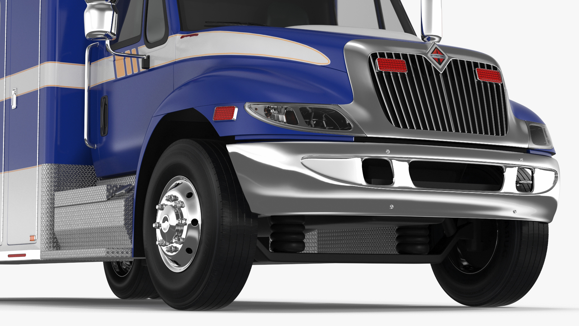3D International Durastar Ambulance Truck model